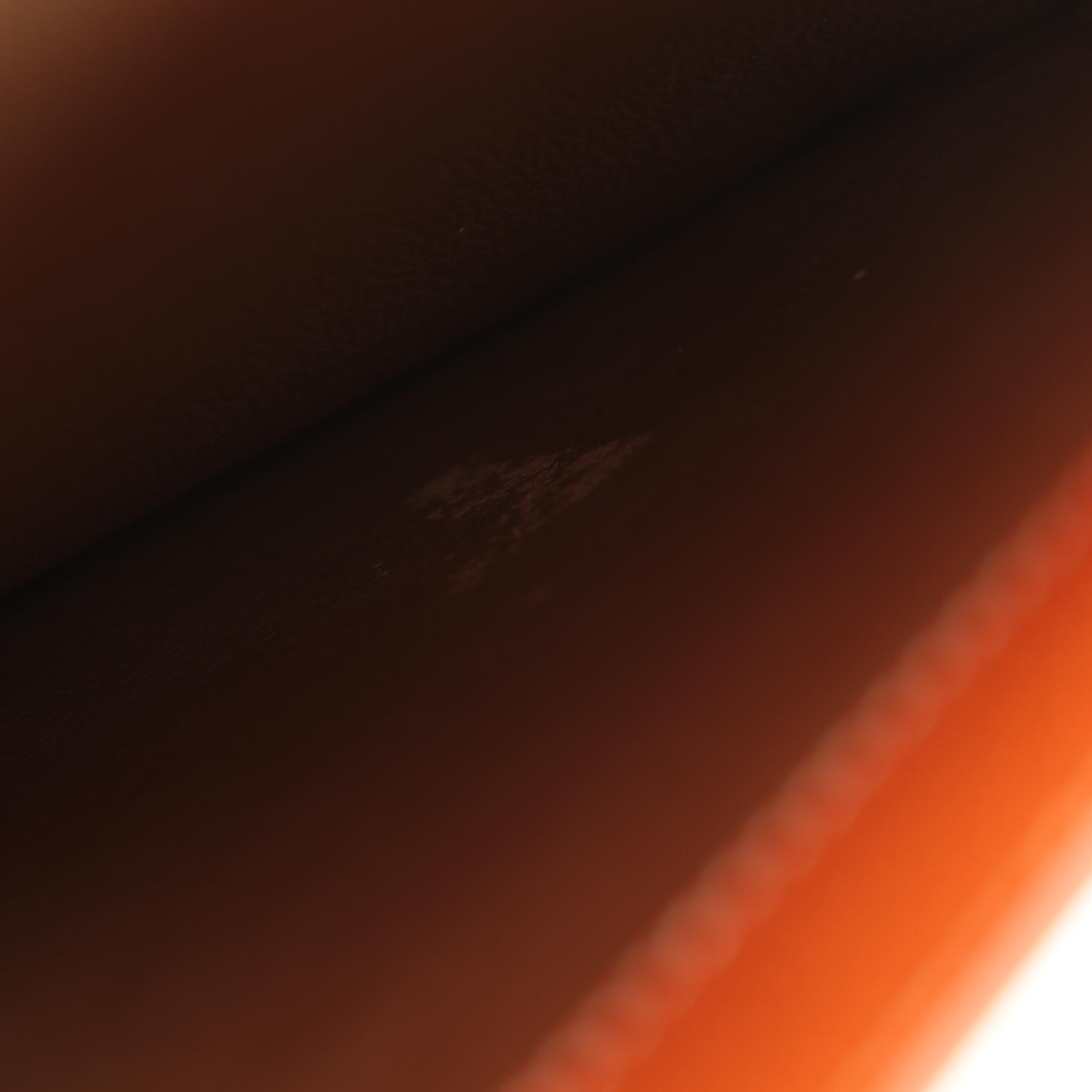 Prada Orange Cinghale Leather Cartella Attaché Briefcase