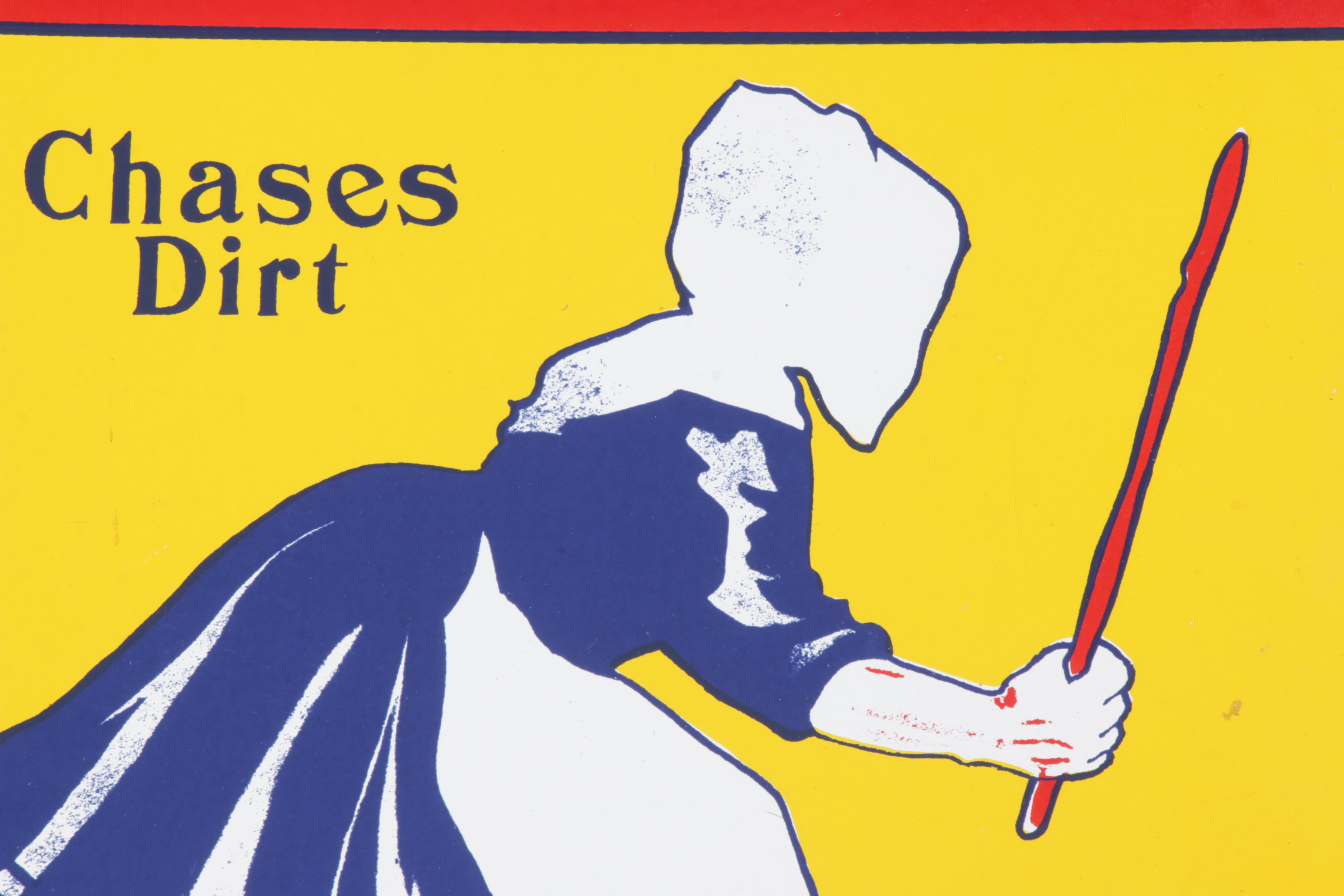 "Old Dutch Cleanser," "Soda Belgrano," and "Bouillon KUB" Metal Signs