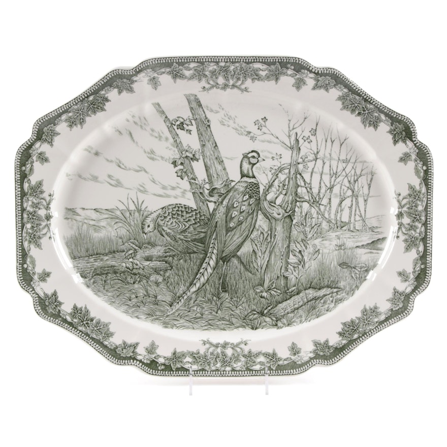 Josiah Wedgwood & Sons for Williams Sonoma "Royal Game" Platter, 2001