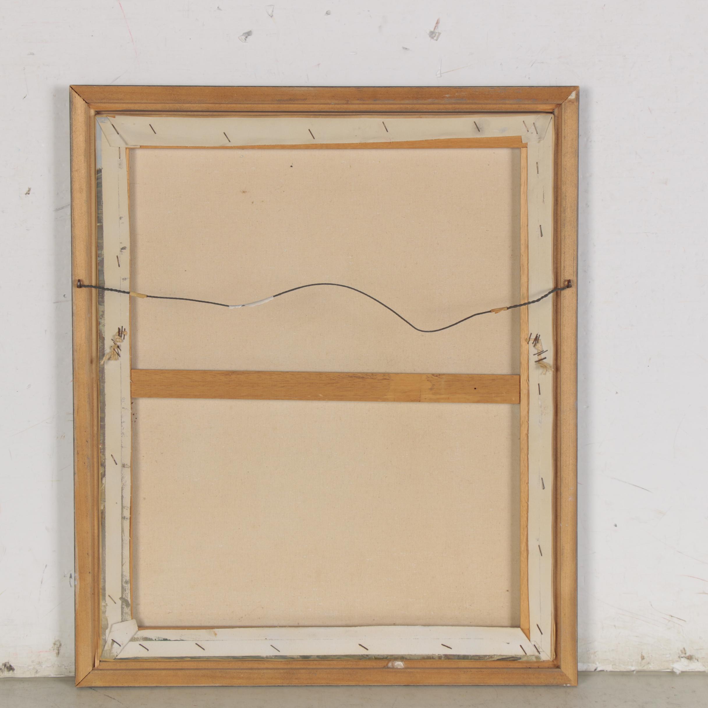 Impressionist Oil Painting attributed to Caroline Burnett of Moulin Rouge