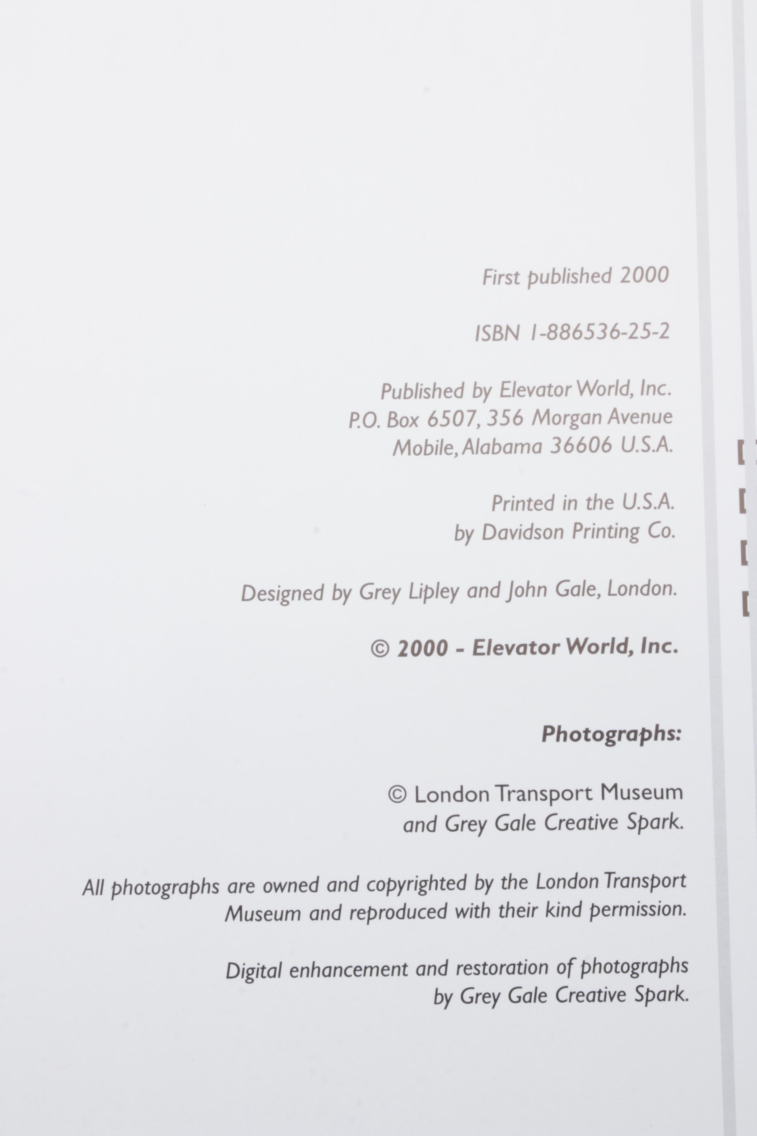 London Underground History Books Including "The Moving Metropolis" by S. Taylor