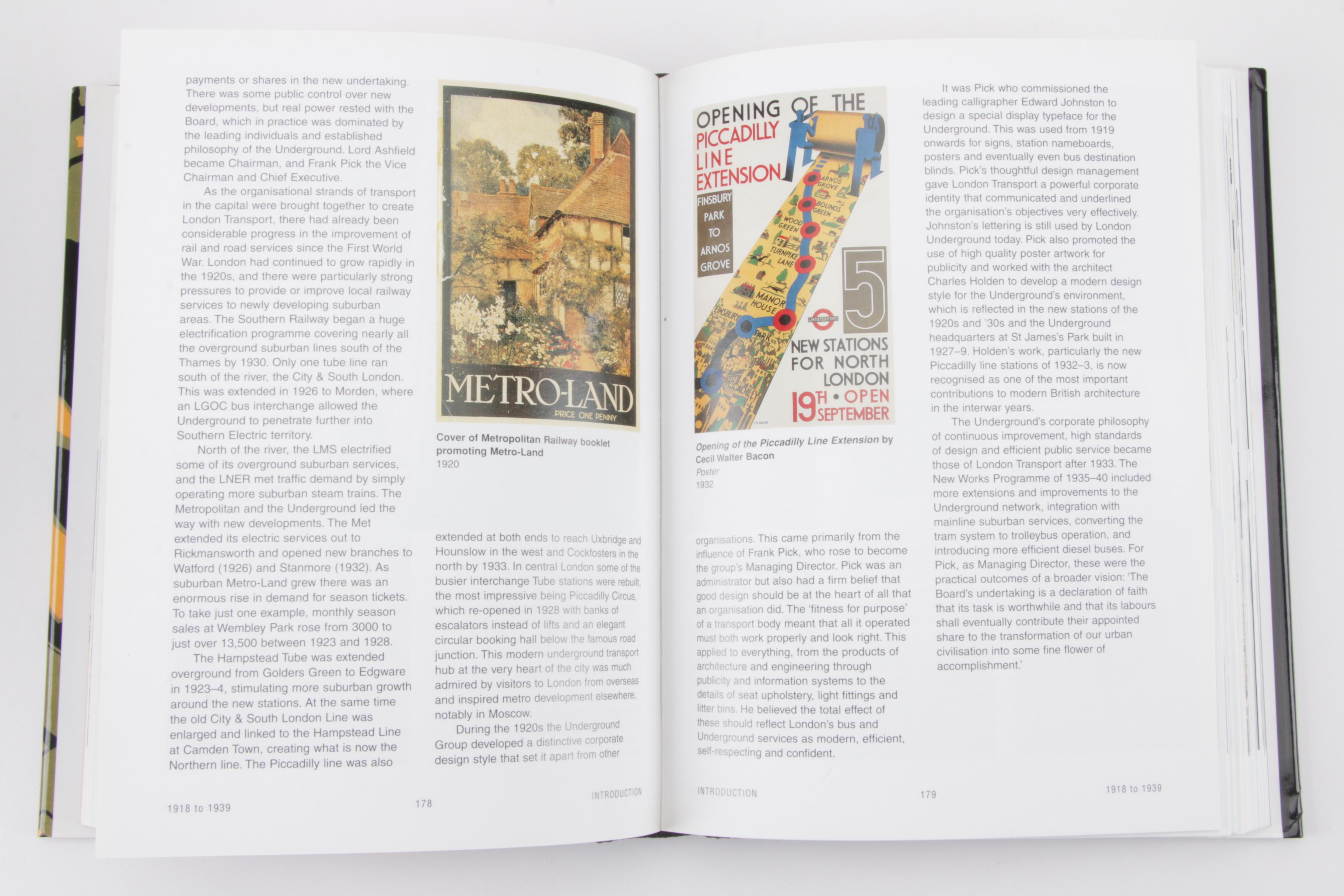 London Underground History Books Including "The Moving Metropolis" by S. Taylor