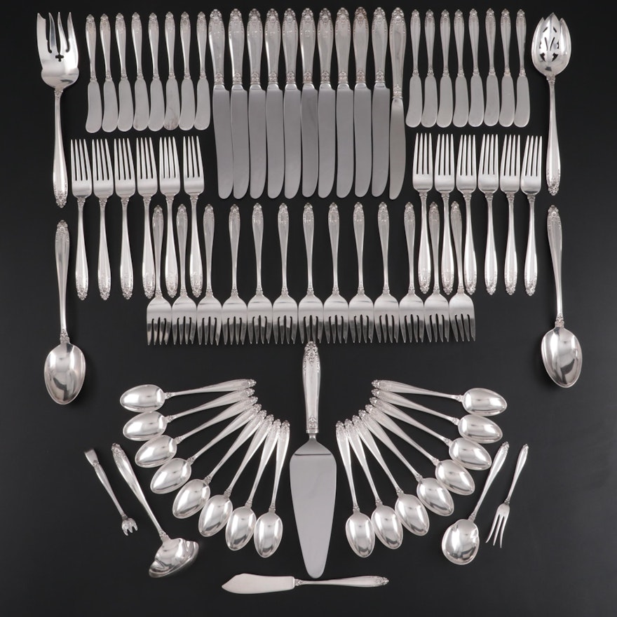 International Silver "Prelude" Sterling Silver Flatware and Serving Utensils