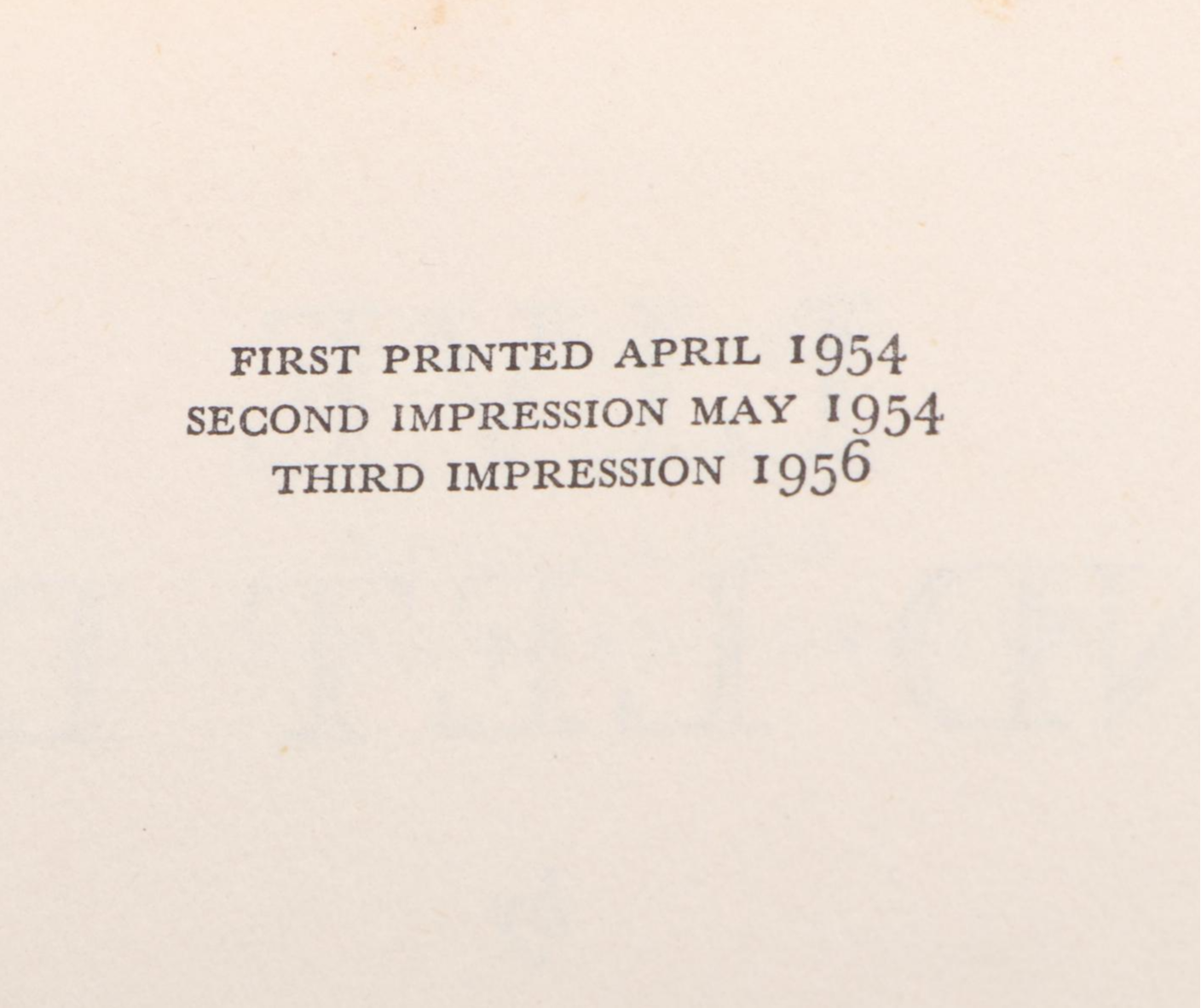 Third UK Impression "Live and Let Die" by Ian Fleming, 1956