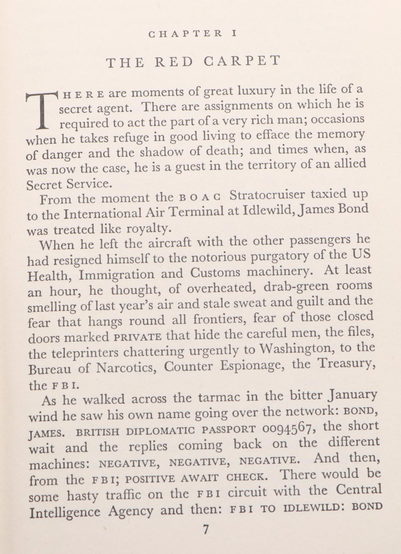 Third UK Impression "Live and Let Die" by Ian Fleming, 1956
