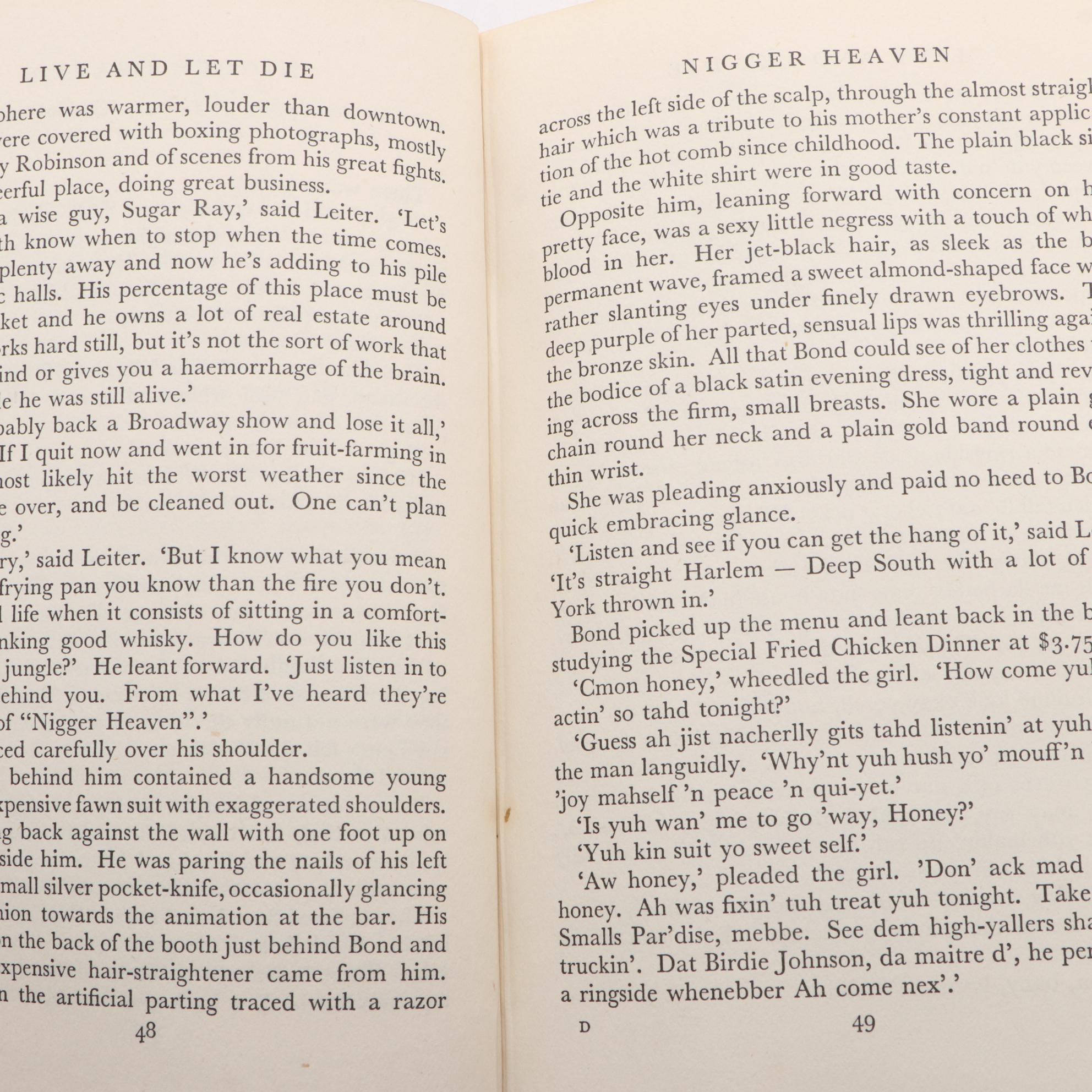 Third UK Impression "Live and Let Die" by Ian Fleming, 1956