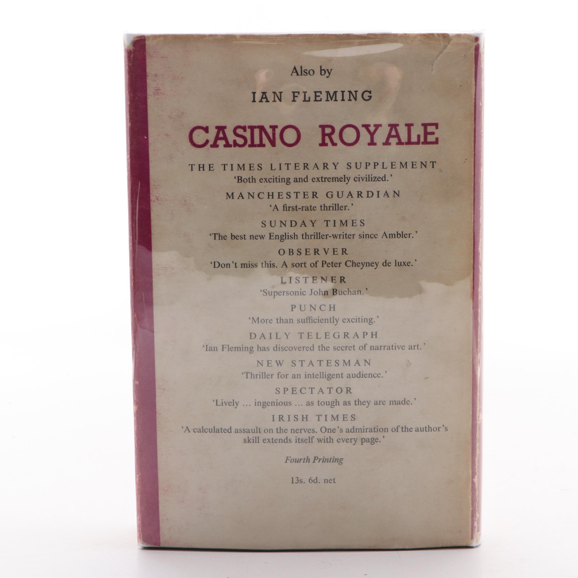 Third UK Impression "Live and Let Die" by Ian Fleming, 1956