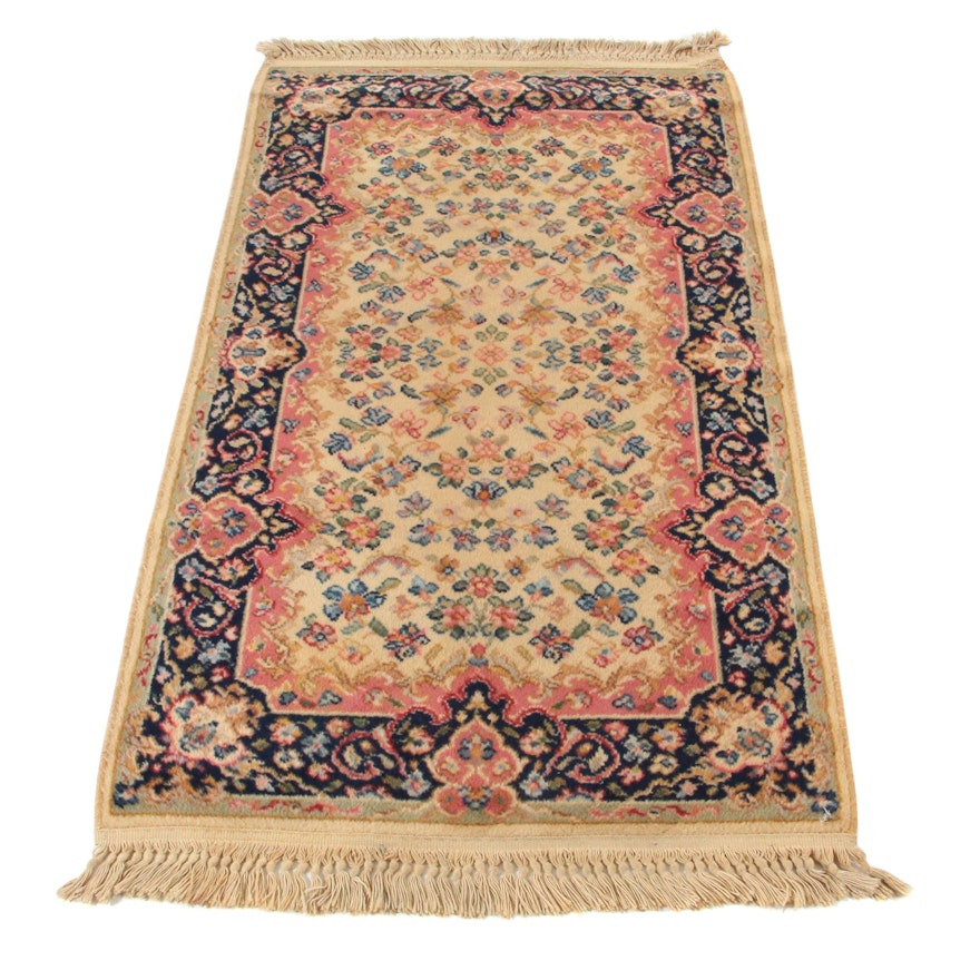 2'11 x 5'7 Machine Made Karastan Persian Kerman Style Area Rug, 2000s