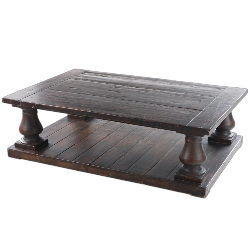 Timothy Oulton for Restoration Hardware "Balustrade" Salvaged Pine Coffee Table