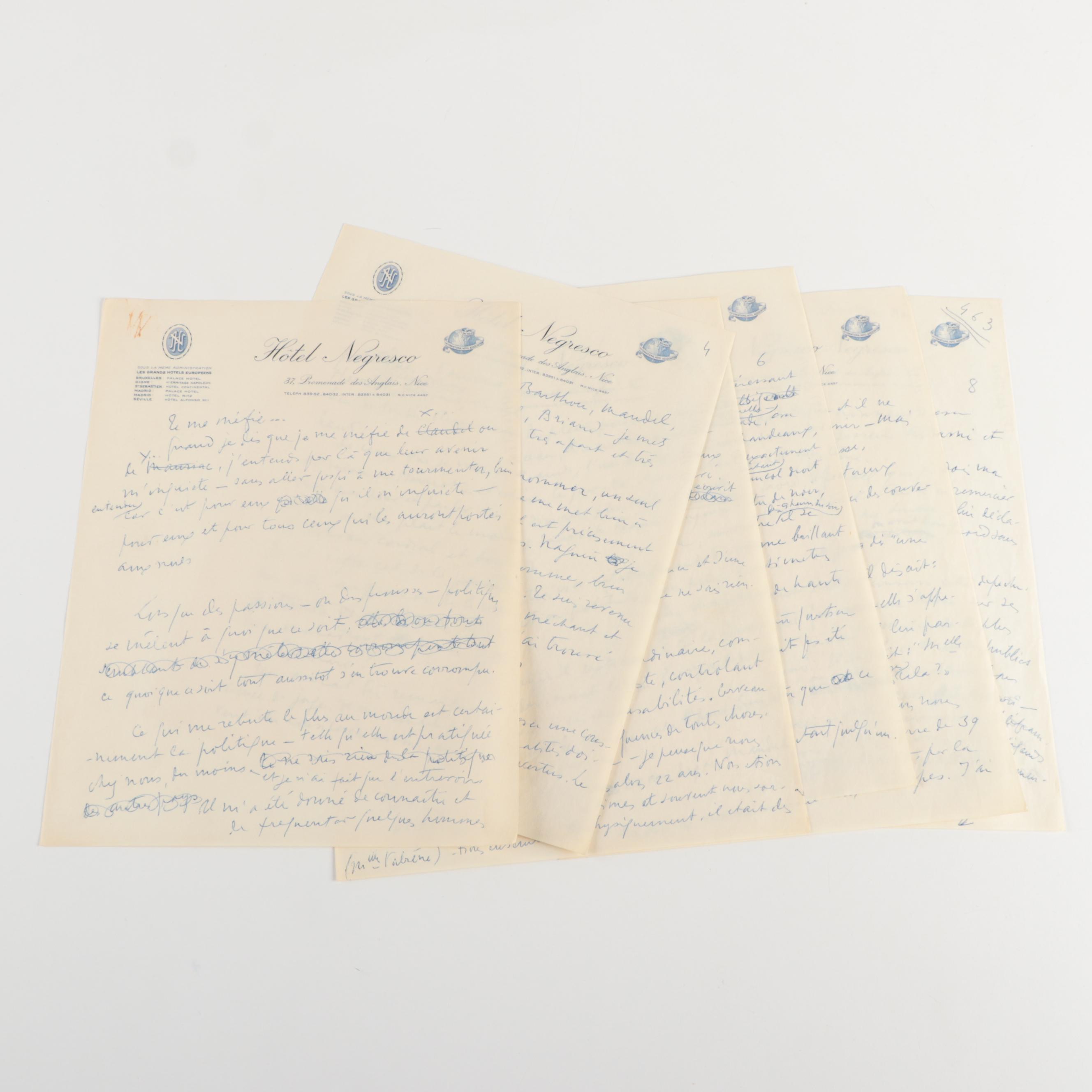 French Actor Sacha Guitry Memorabilia and More