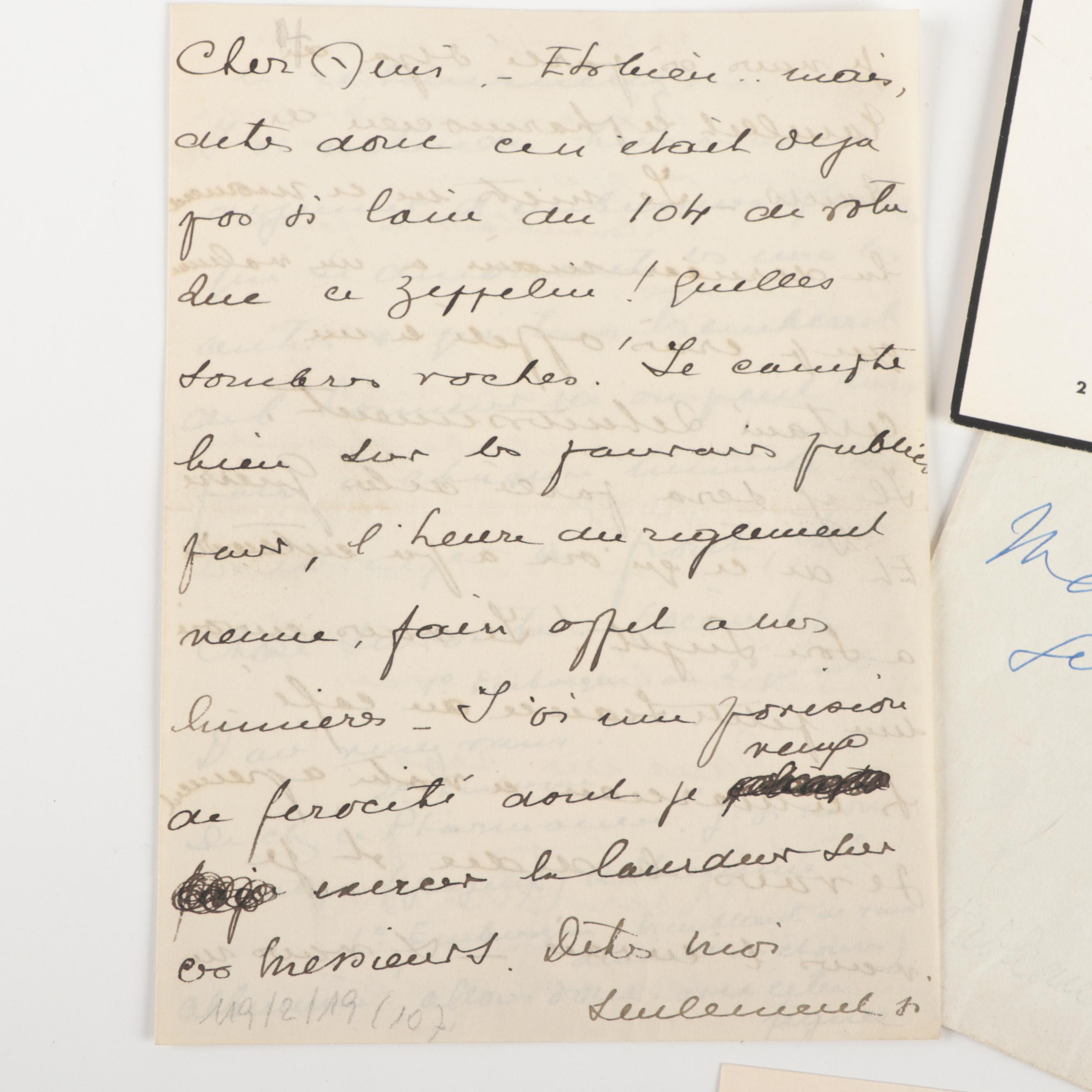 French Actor Sacha Guitry Memorabilia and More