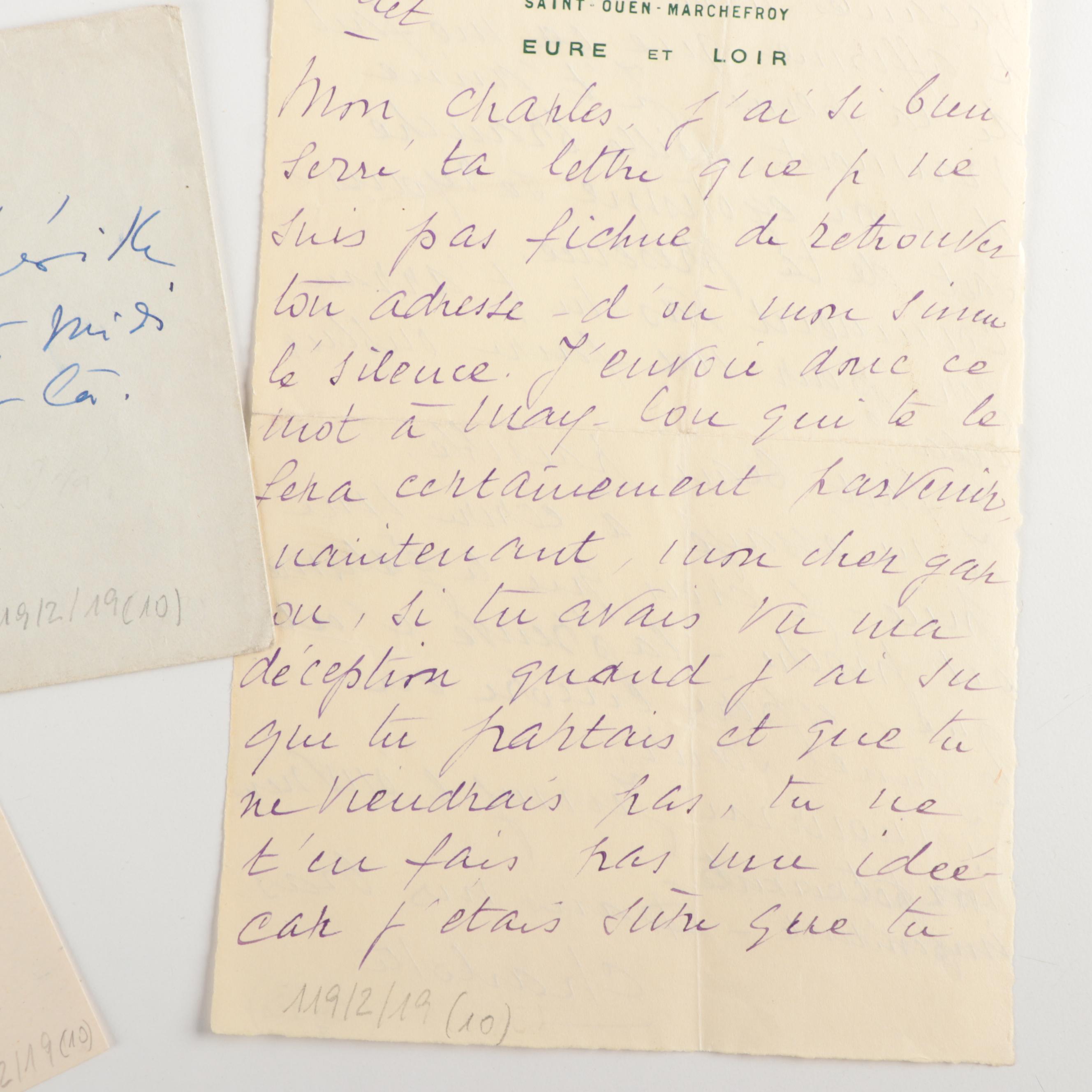 French Actor Sacha Guitry Memorabilia and More