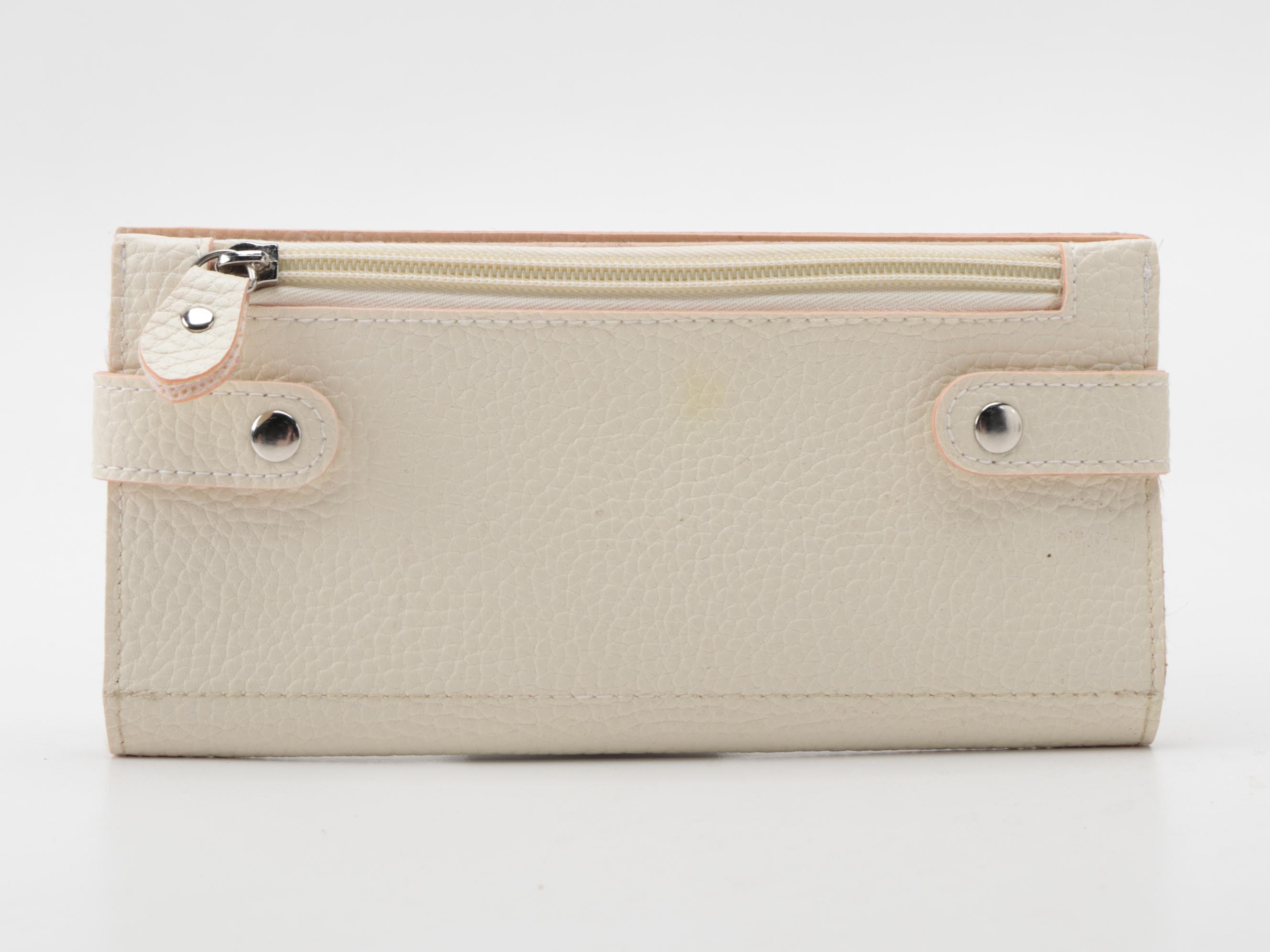 Buxton and Unmarked Leather Wallets with Tory Burch Wristlet