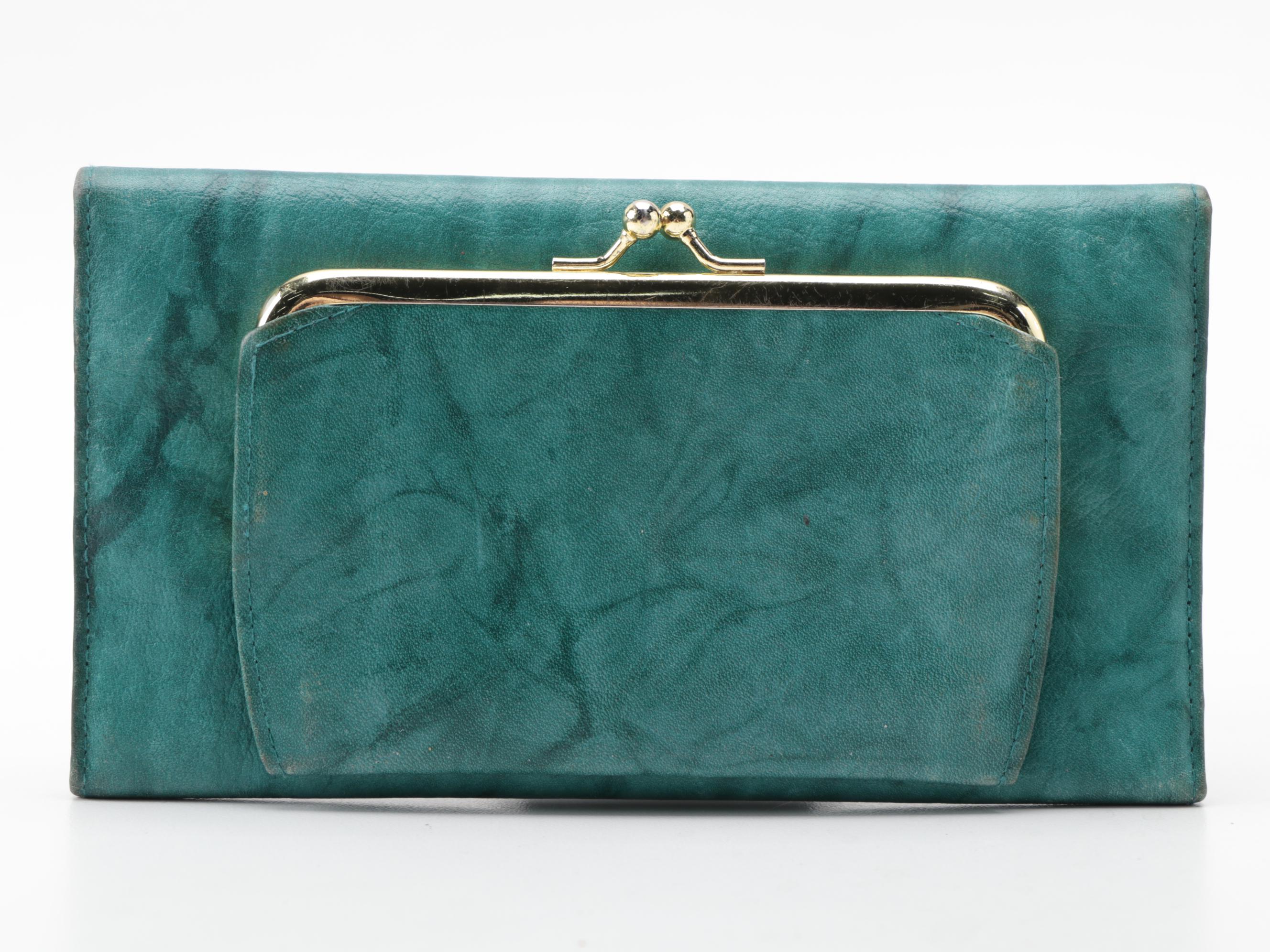 Buxton and Unmarked Leather Wallets with Tory Burch Wristlet