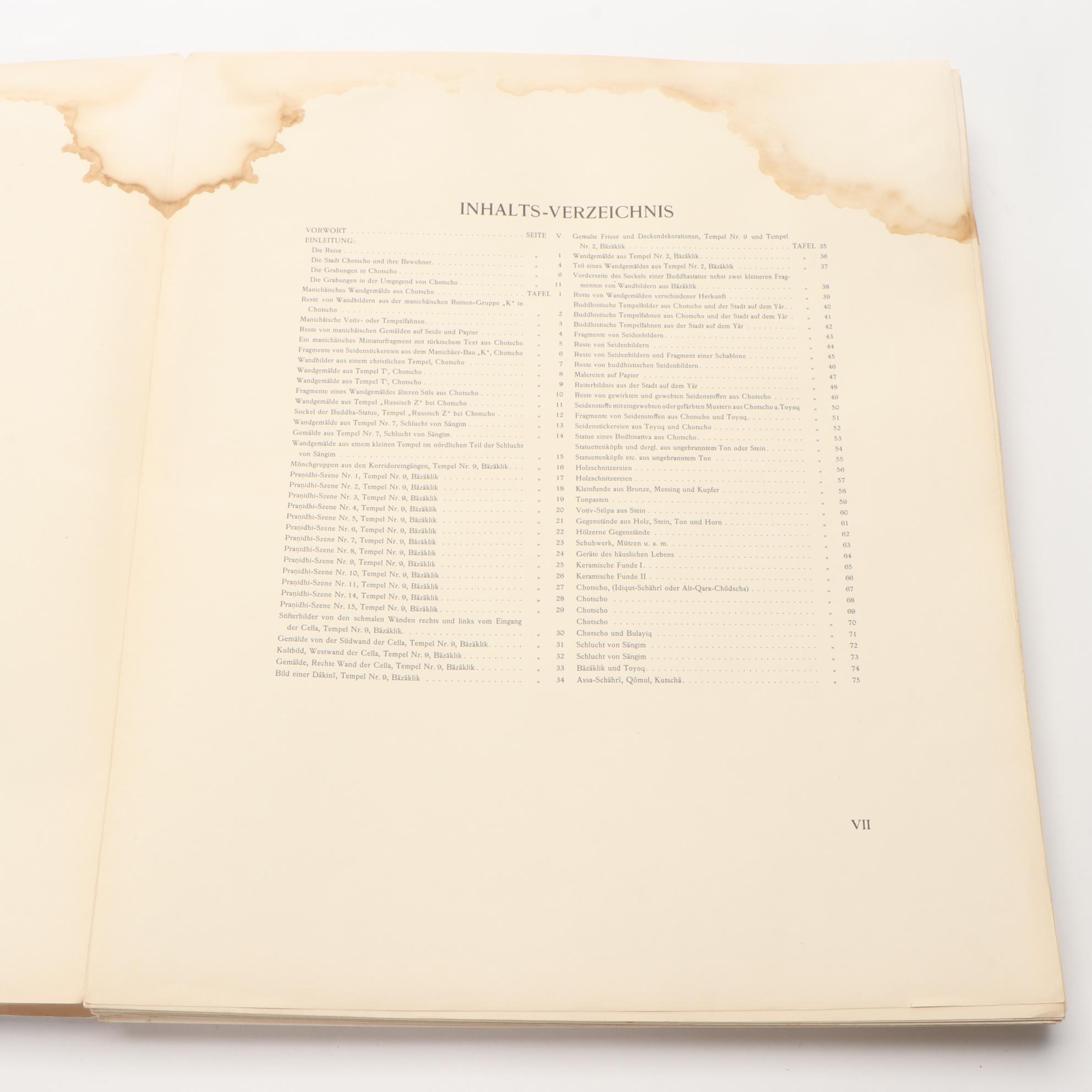 "Chotscho: Koeniglich Preussische Turfan-Expeditionen" by Albert von Le Coq