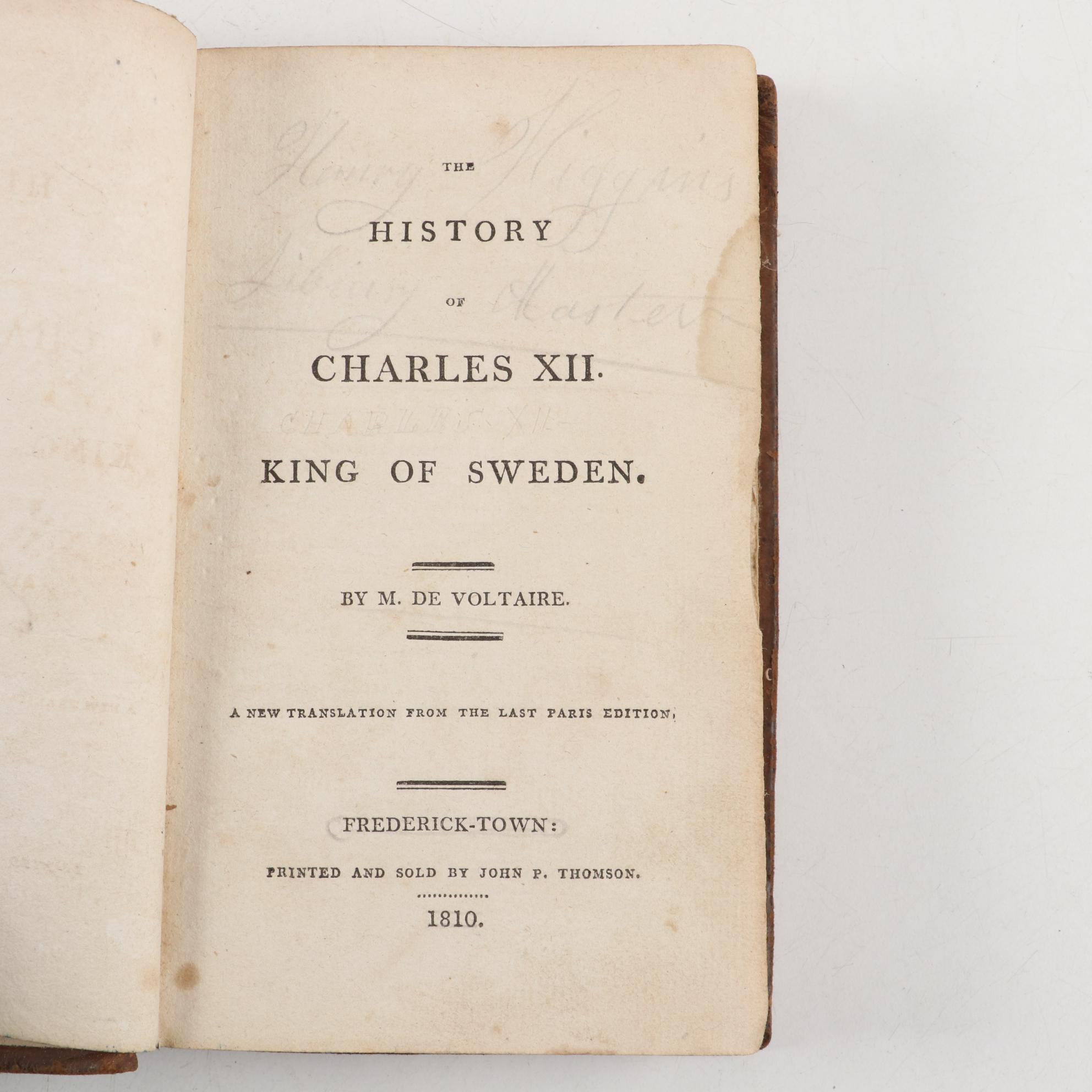 "The History of Charles XII, King of Sweden" by Voltaire and More Nonfiction