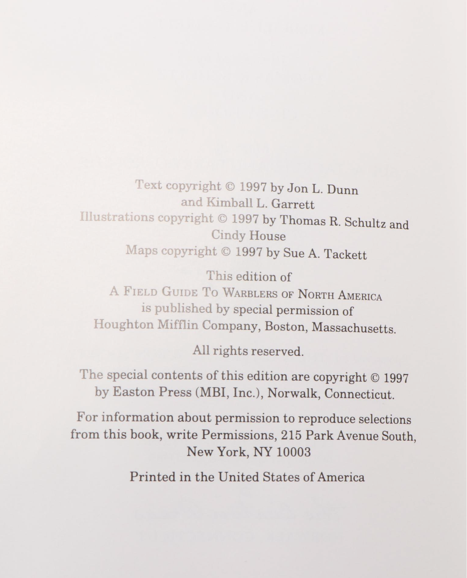 Easton Press Fiftieth Anniversary Edition "Roger Tory Peterson Field Guides"