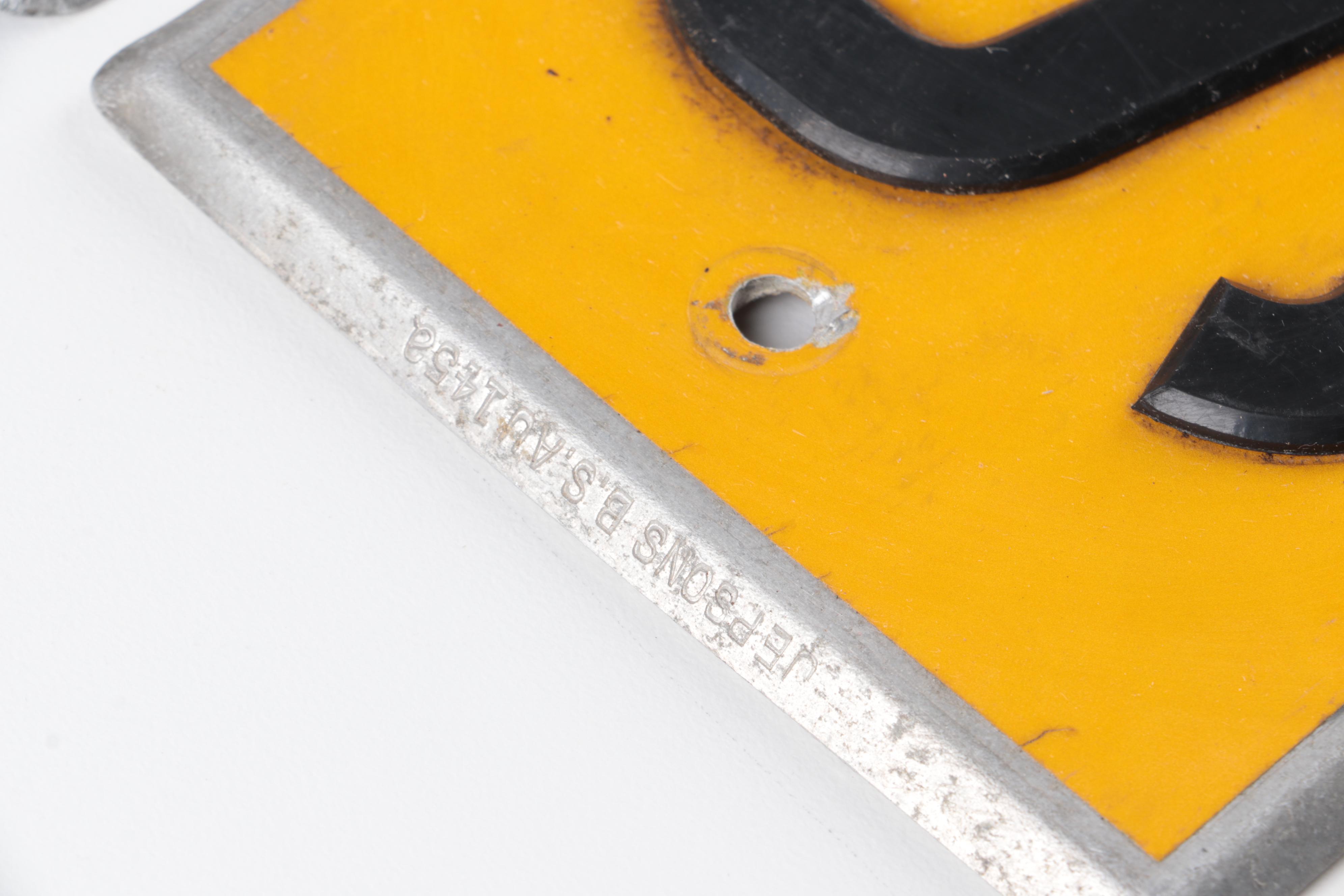 British License Plates Assortments, Mid to Late 20th Century