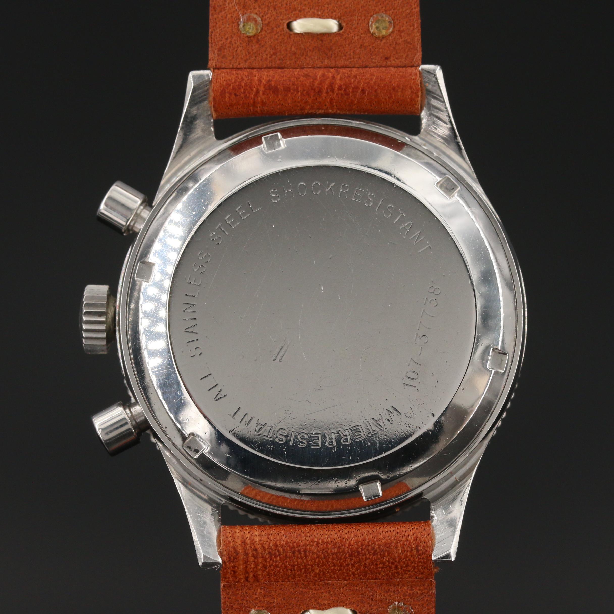 Vintage Croton Chronomaster Aviator Sea Diver Stem Wind Watch