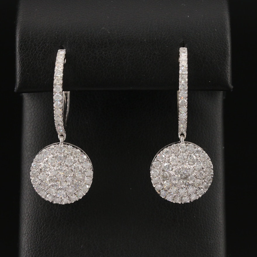 14K 3.03 CTW Diamond Earrings