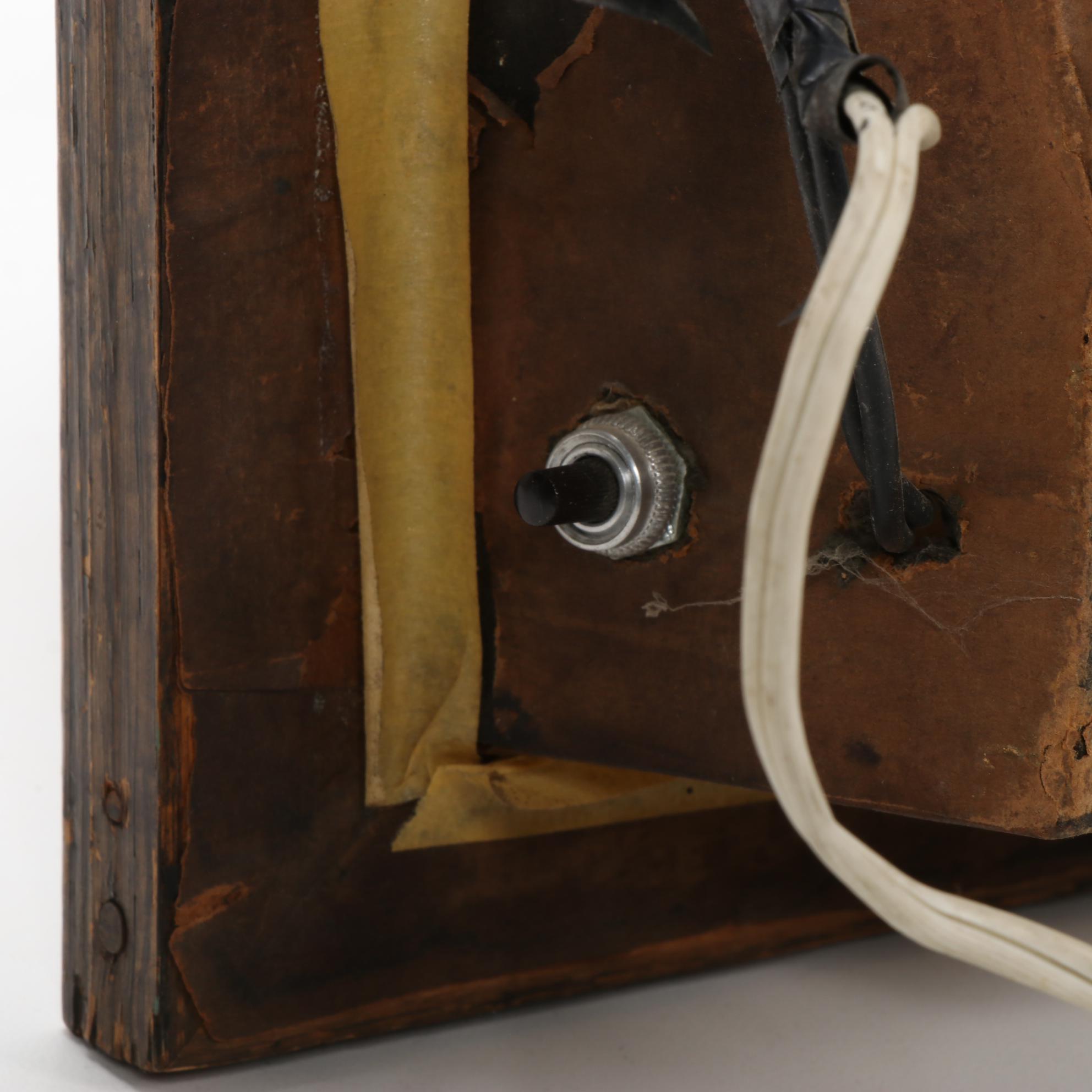 Saint Therese of the Child Jesus Figurine in Illuminated Case, Mid-20th Century