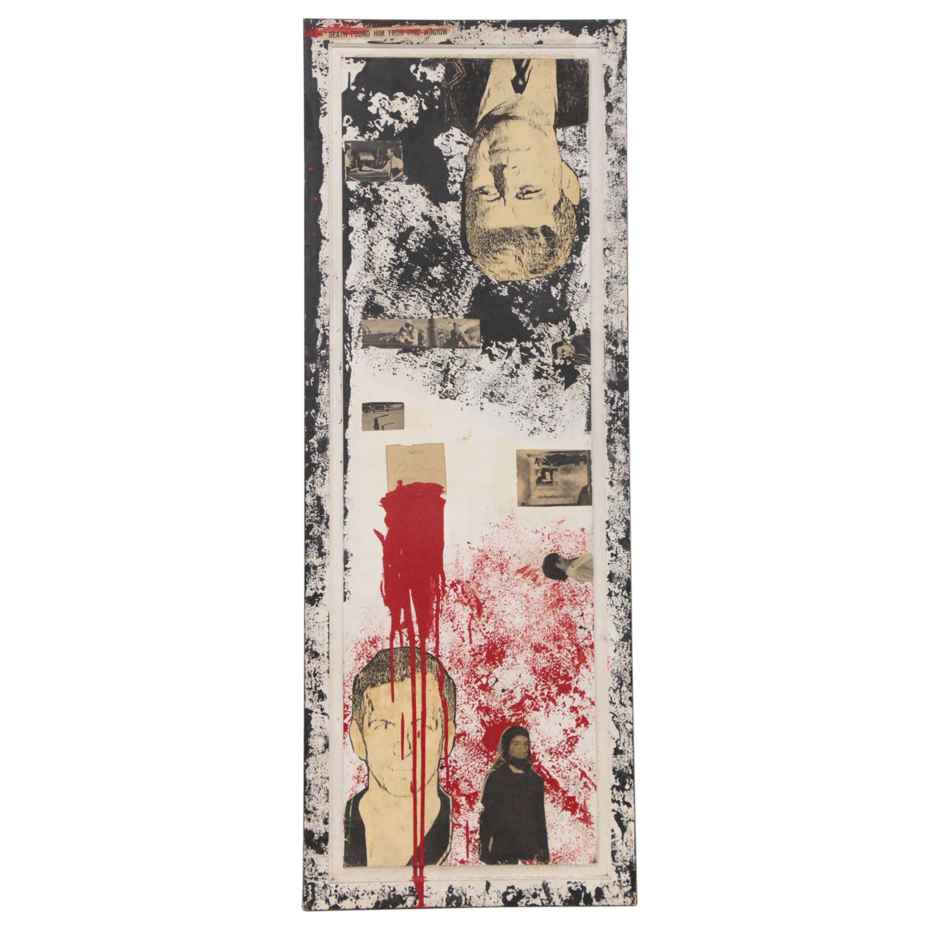 Andrew VanSickle Folk Art Mixed Media Painting, 21st Century