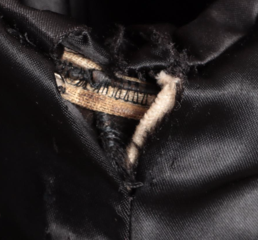 Black Broadtail Fur Coat with Bell Sleeves from Davidson's Indiana Fur Co.