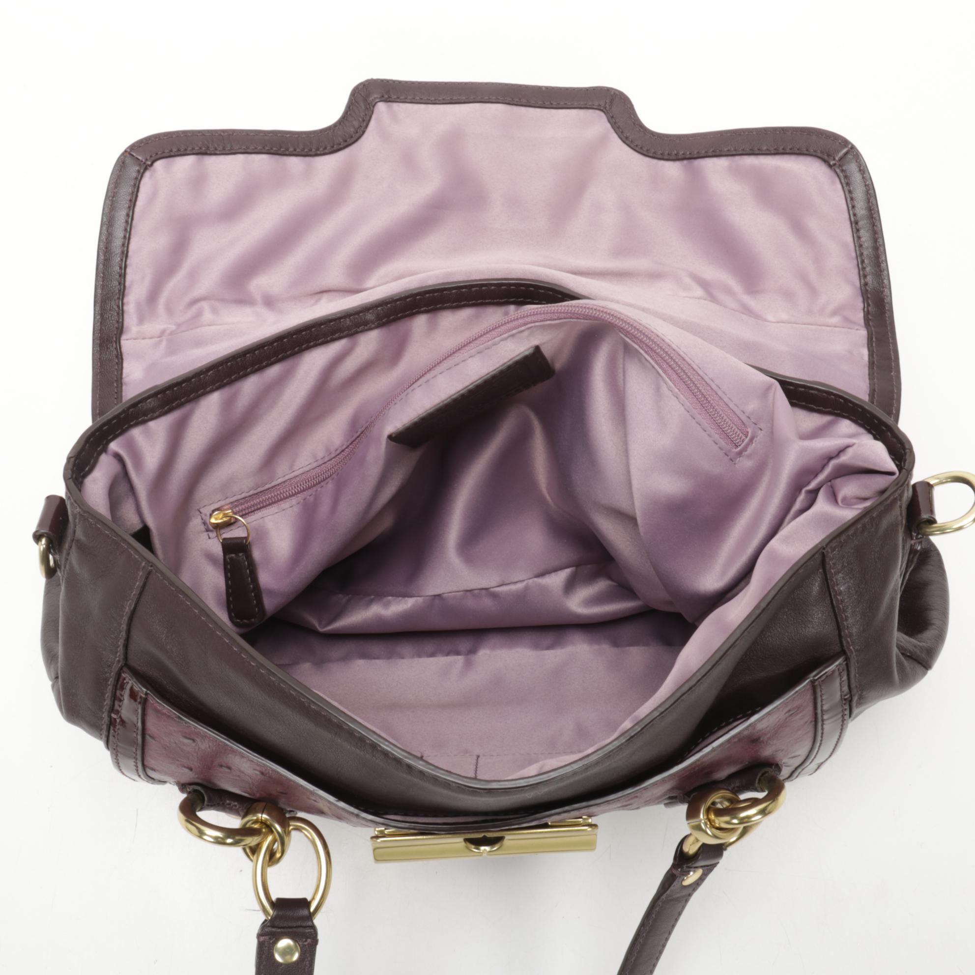 Coach Kristin Exotic Mixed Spectator Satchel