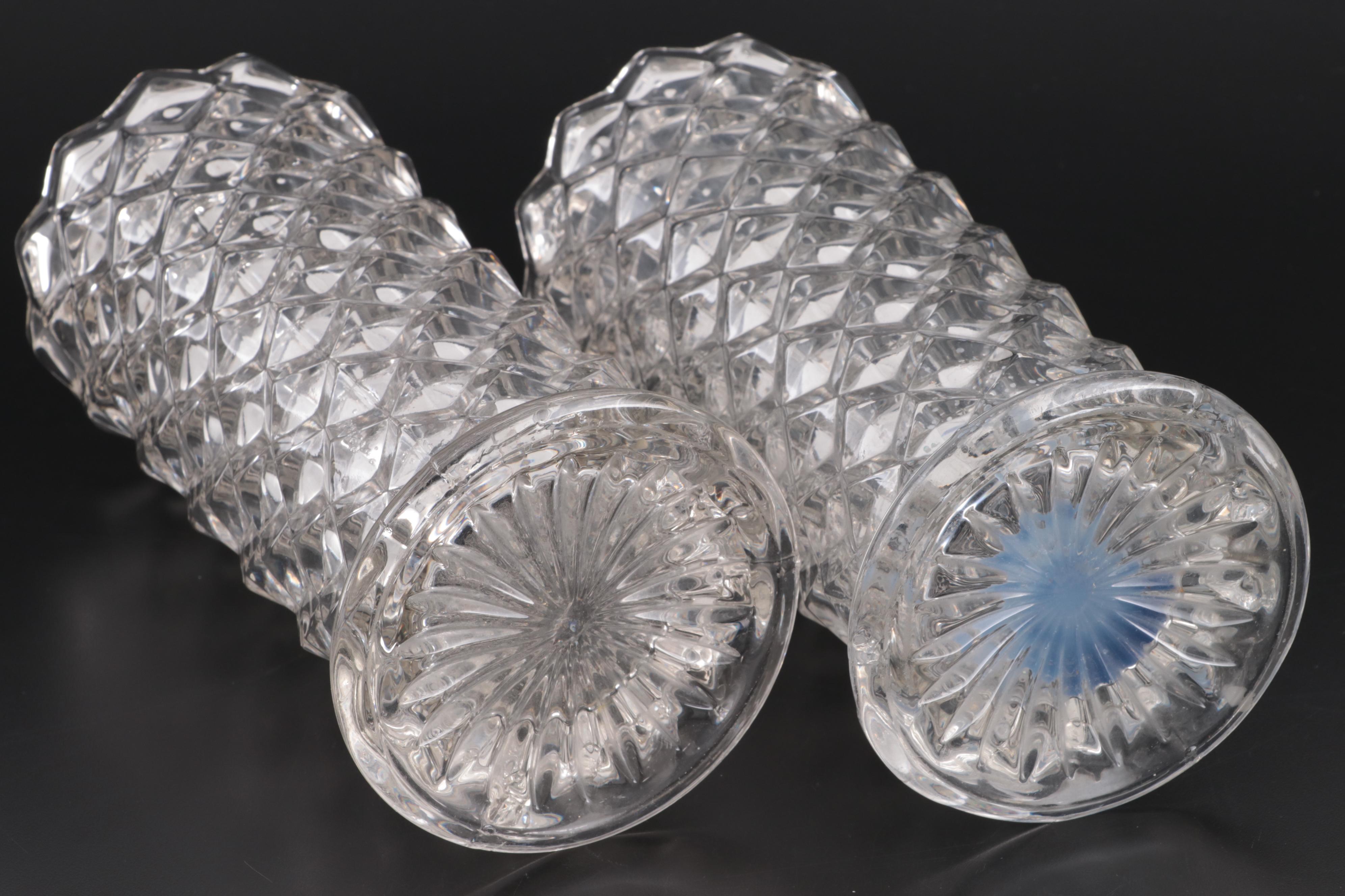 Fostoria "American" Vases, Early to Mid 20th Century