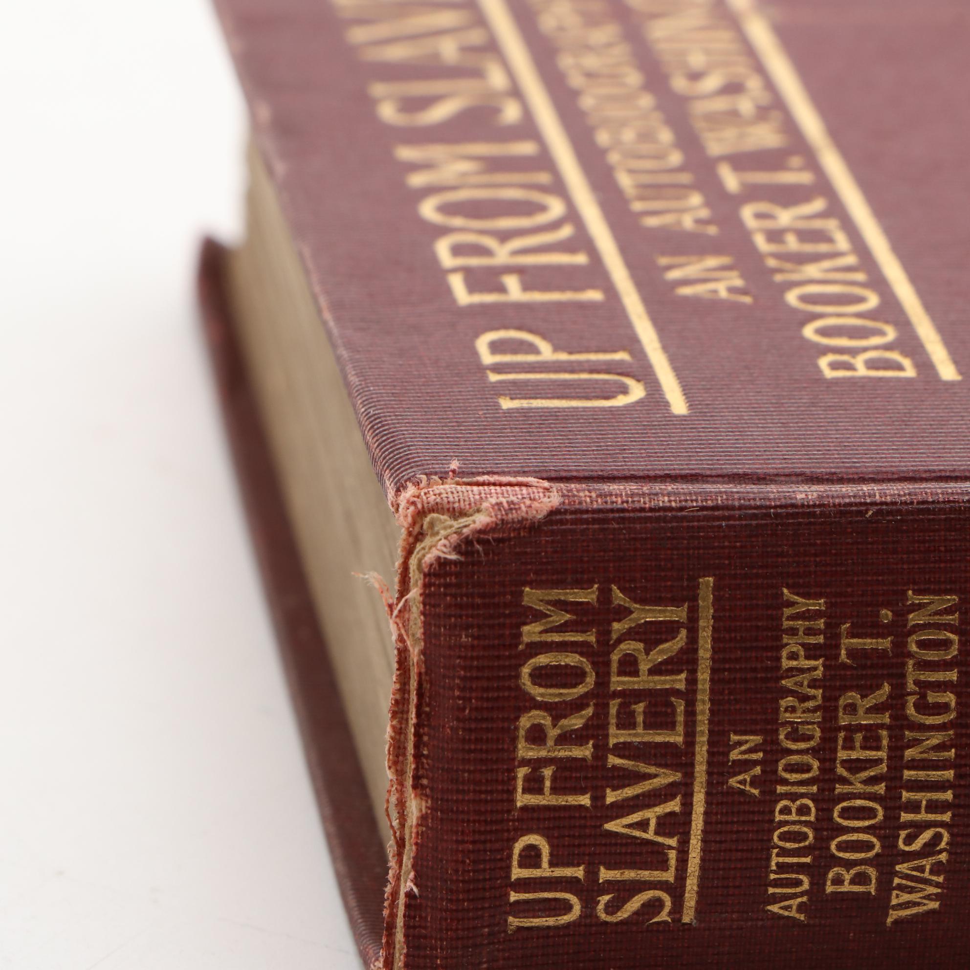 First Edition "Up from Slavery: An Autobiography" by Booker T. Washington, 1901
