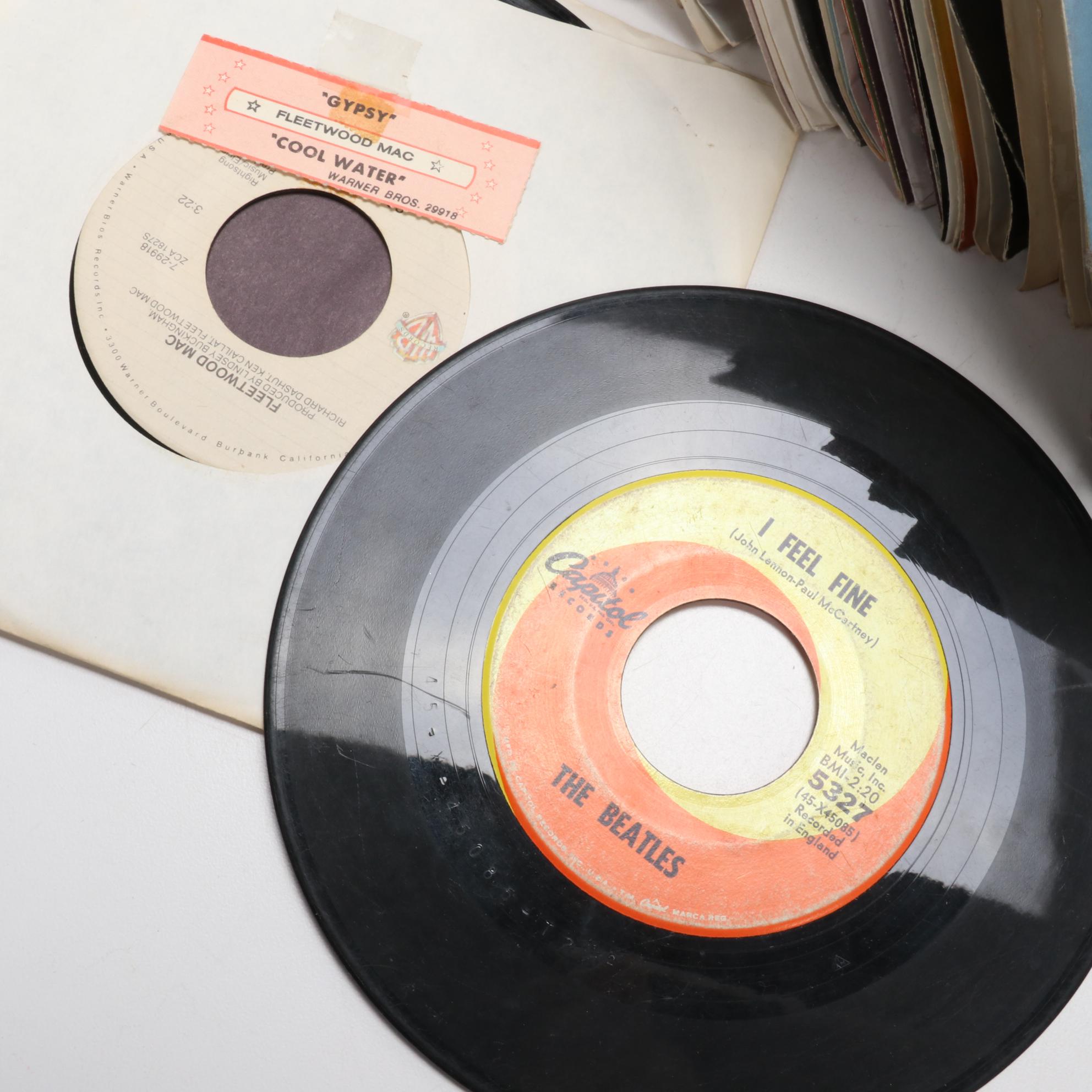 Elvis Presley, Bing Crosby, Bon Jovi and Other 45 RPM Vinyl Records