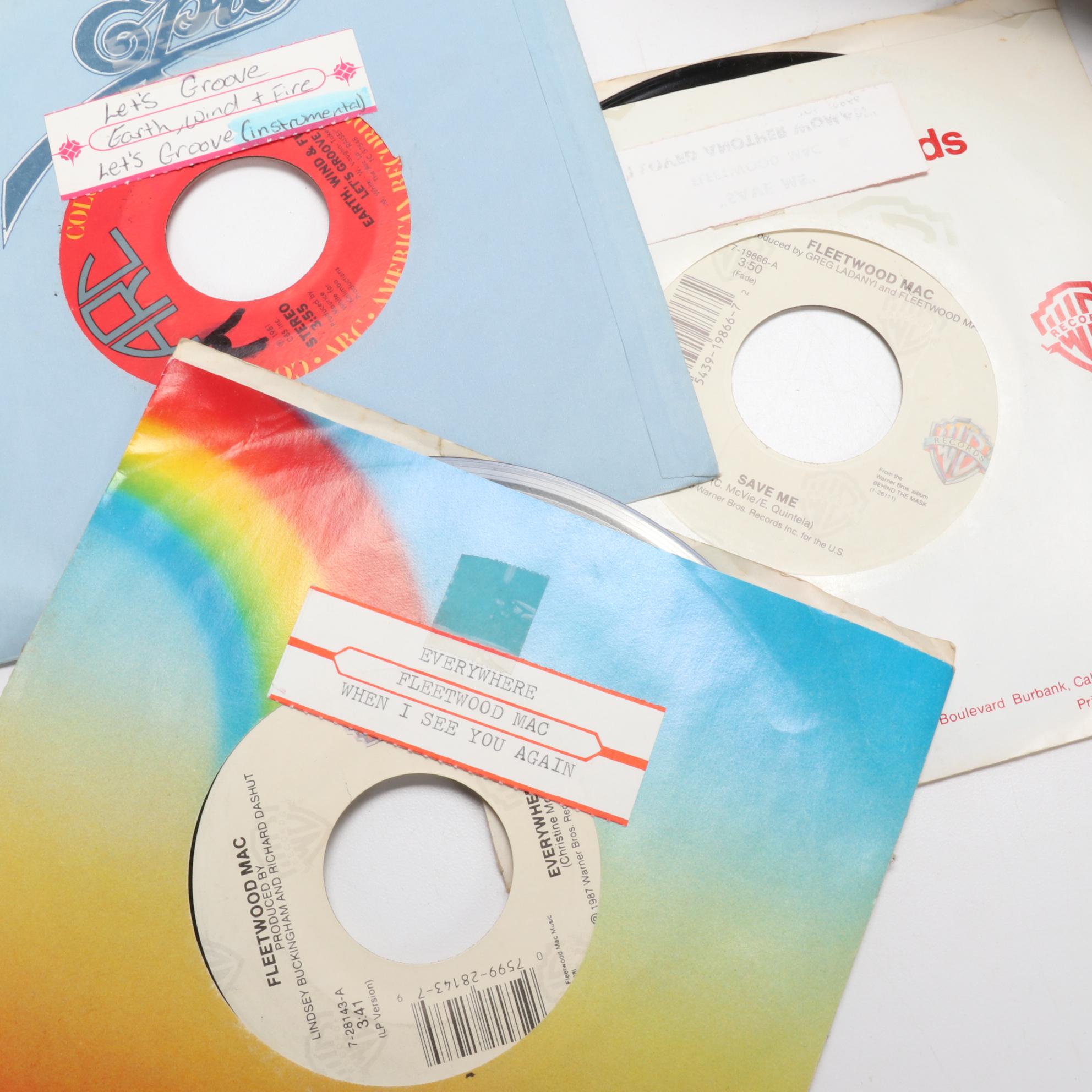 Elvis Presley, Bing Crosby, Bon Jovi and Other 45 RPM Vinyl Records