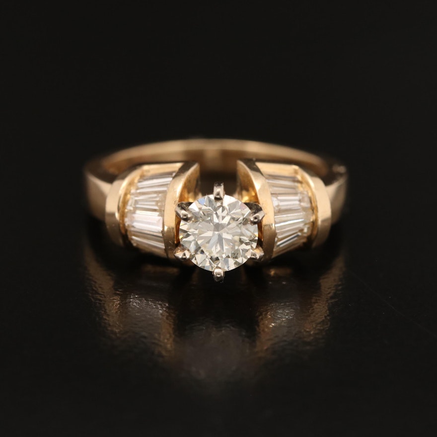 14K 1.34 CTW Diamond Ring