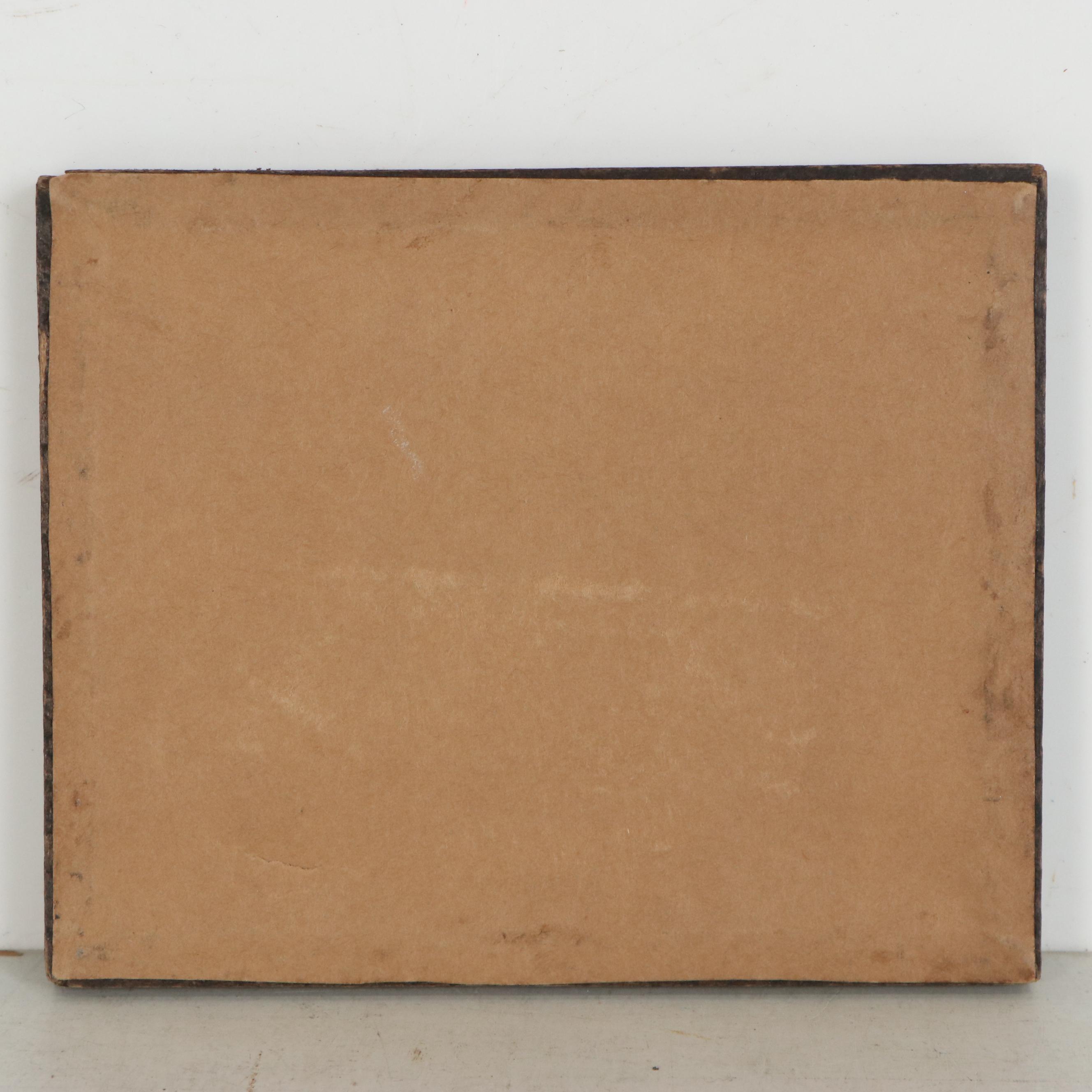 Helen P. Williams Landscape Gouache Painting, Early to Mid 20th Century