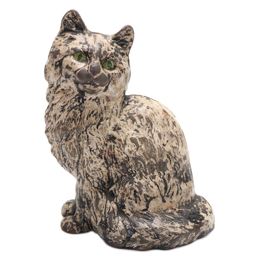 Hubley Cast Iron Cat Doorstop