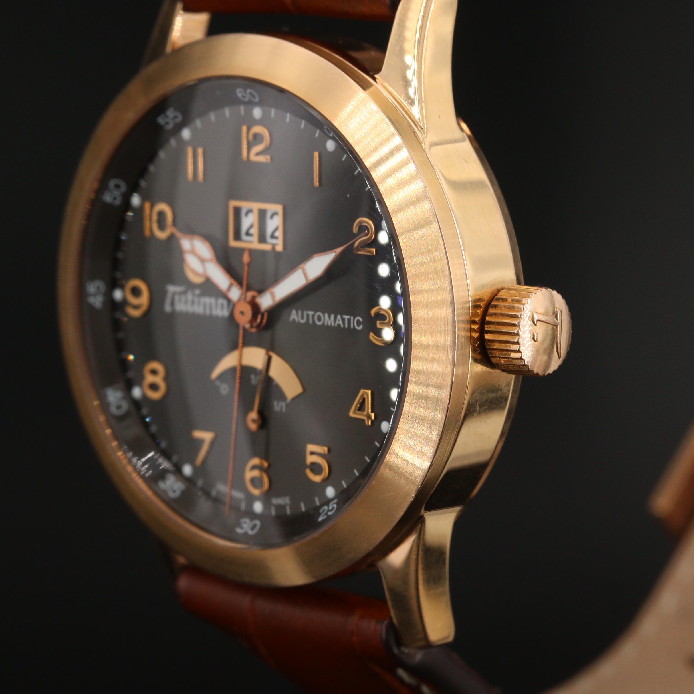 Tutima Valeo Reserve 18K Rose Gold Automatic Watch