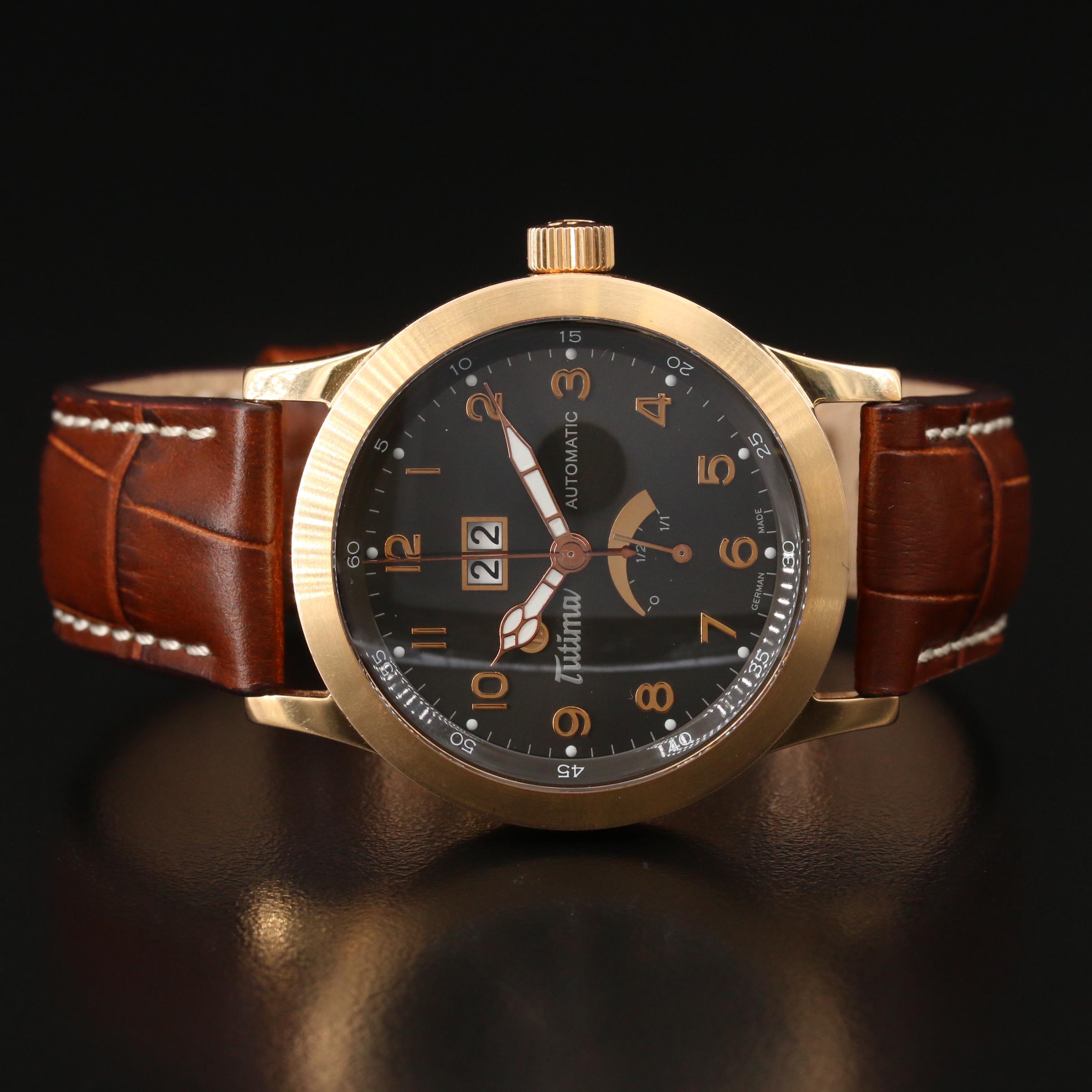 Tutima Valeo Reserve 18K Rose Gold Automatic Watch