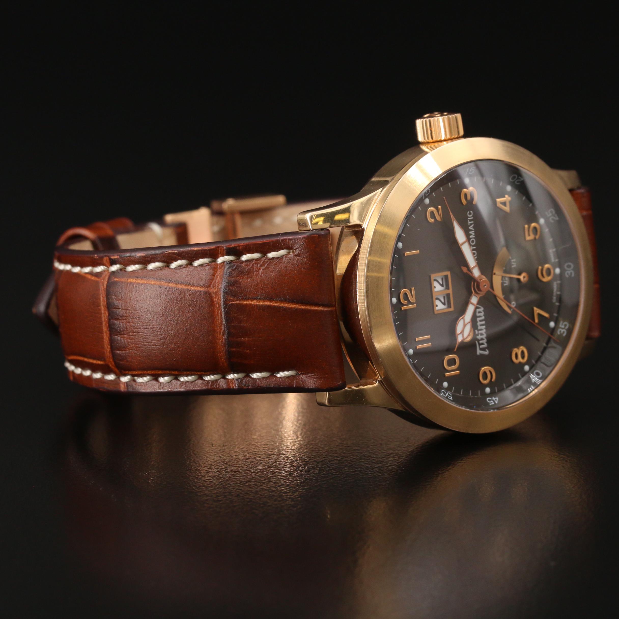 Tutima Valeo Reserve 18K Rose Gold Automatic Watch