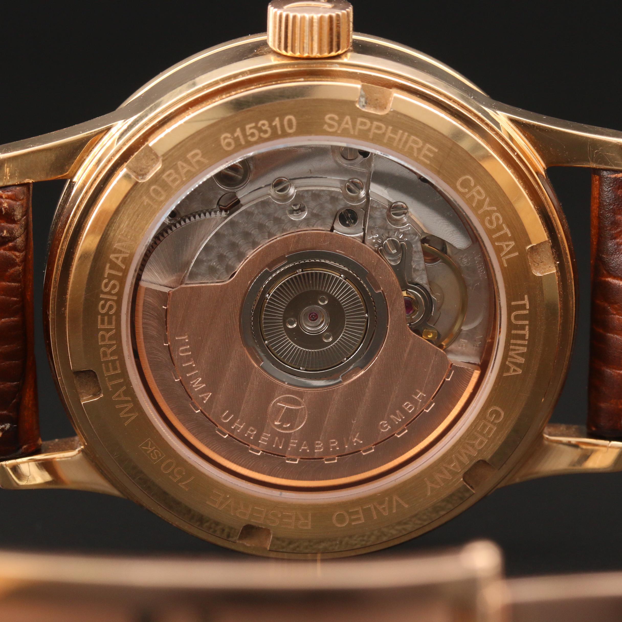 Tutima Valeo Reserve 18K Rose Gold Automatic Watch