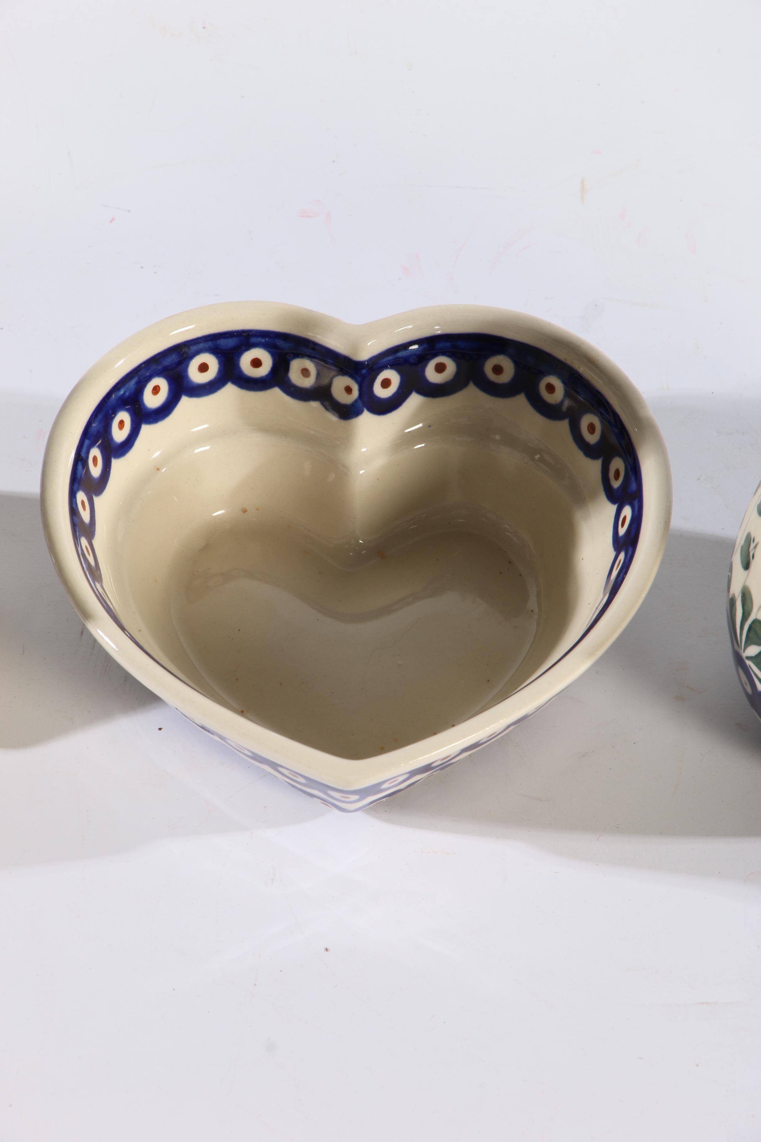 Boleslawiec Polish Pottery Dishes, Late 20th Century