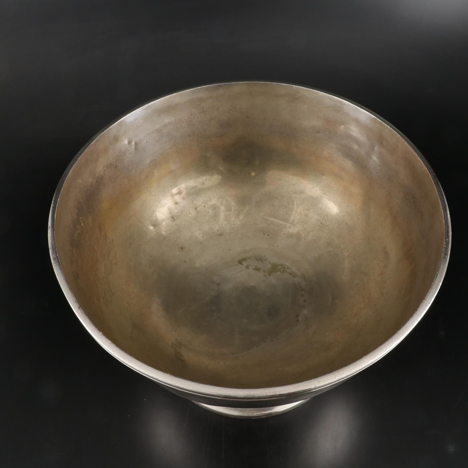 The Waldorf Astoria Hotel Silver Plate Punch Bowl, c. 1931