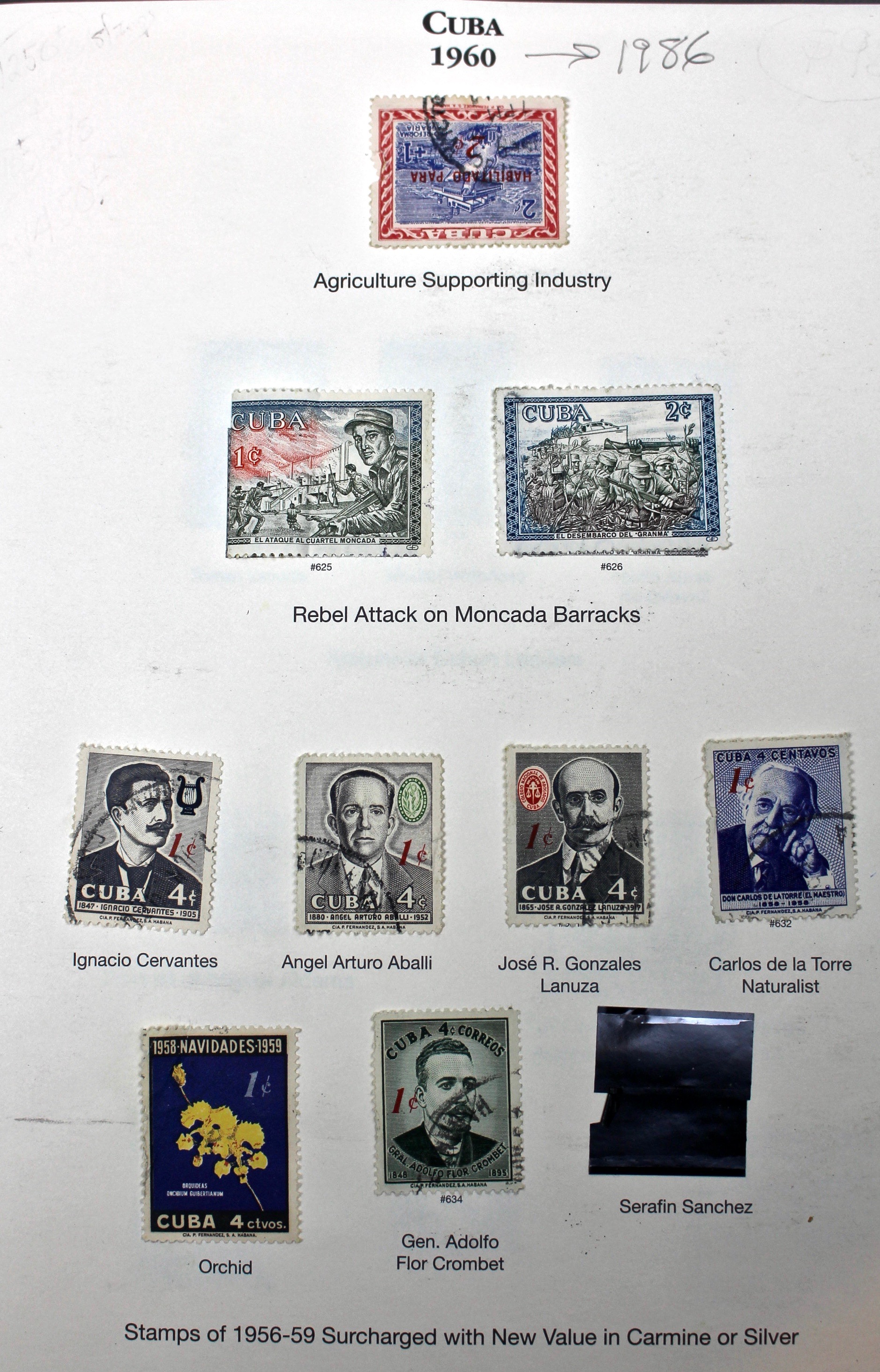Castro's Cuba Stamp Collection