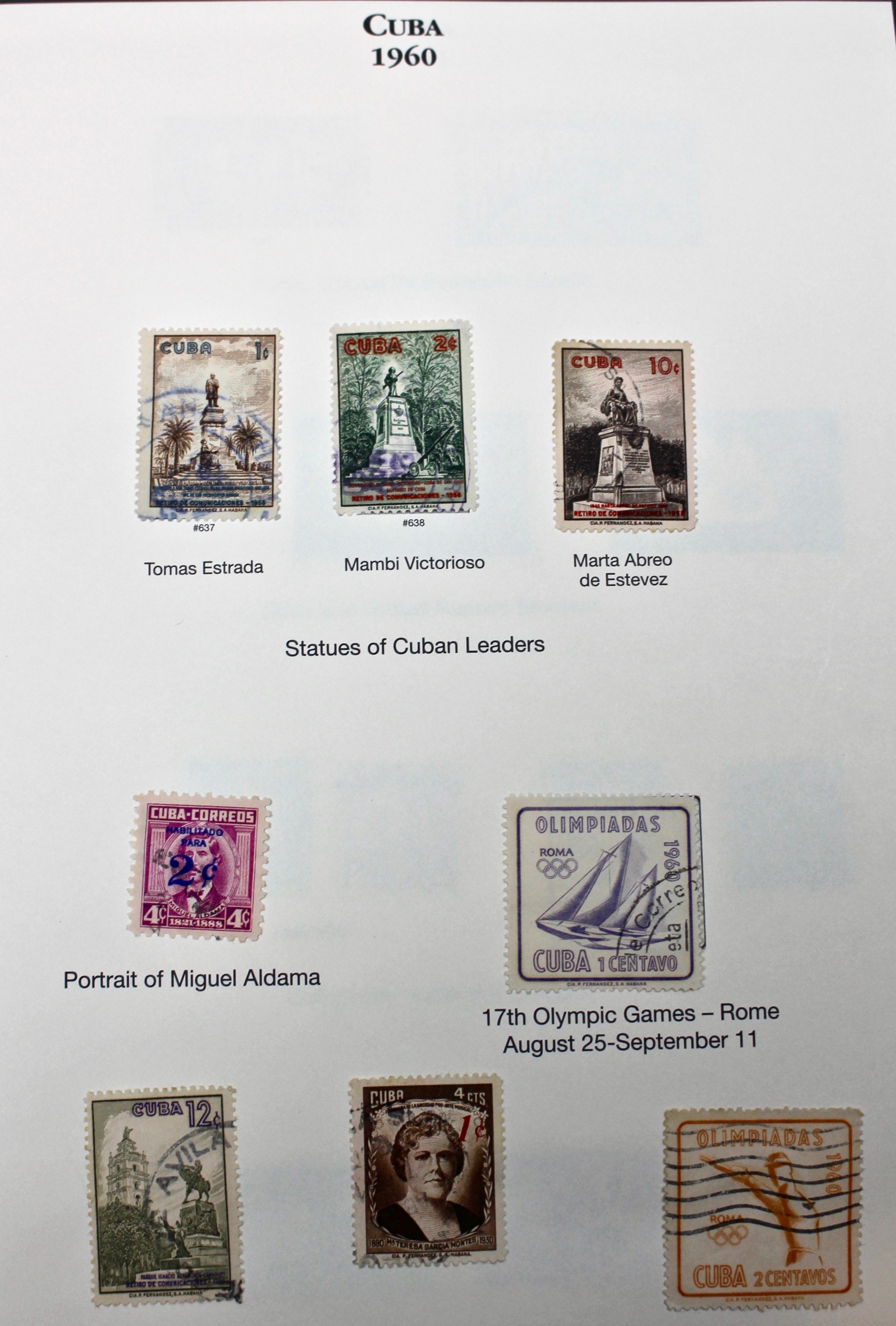 Castro's Cuba Stamp Collection