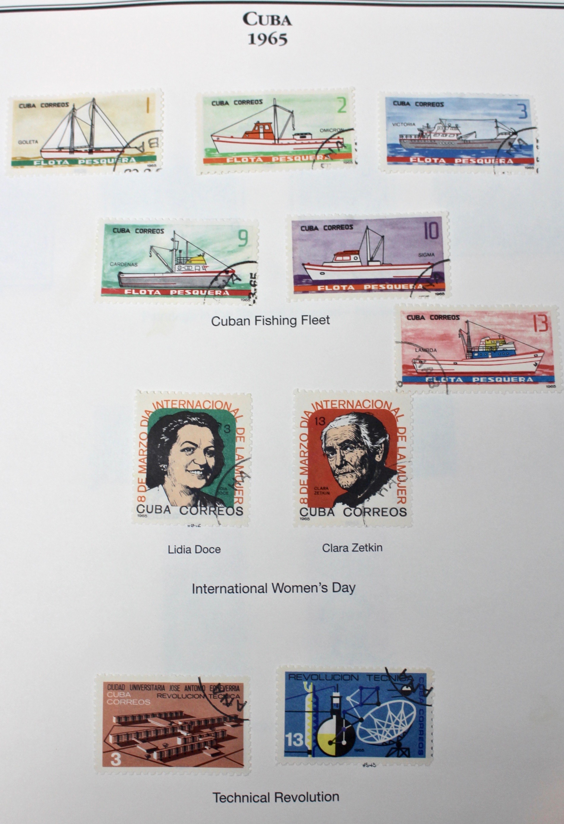 Castro's Cuba Stamp Collection