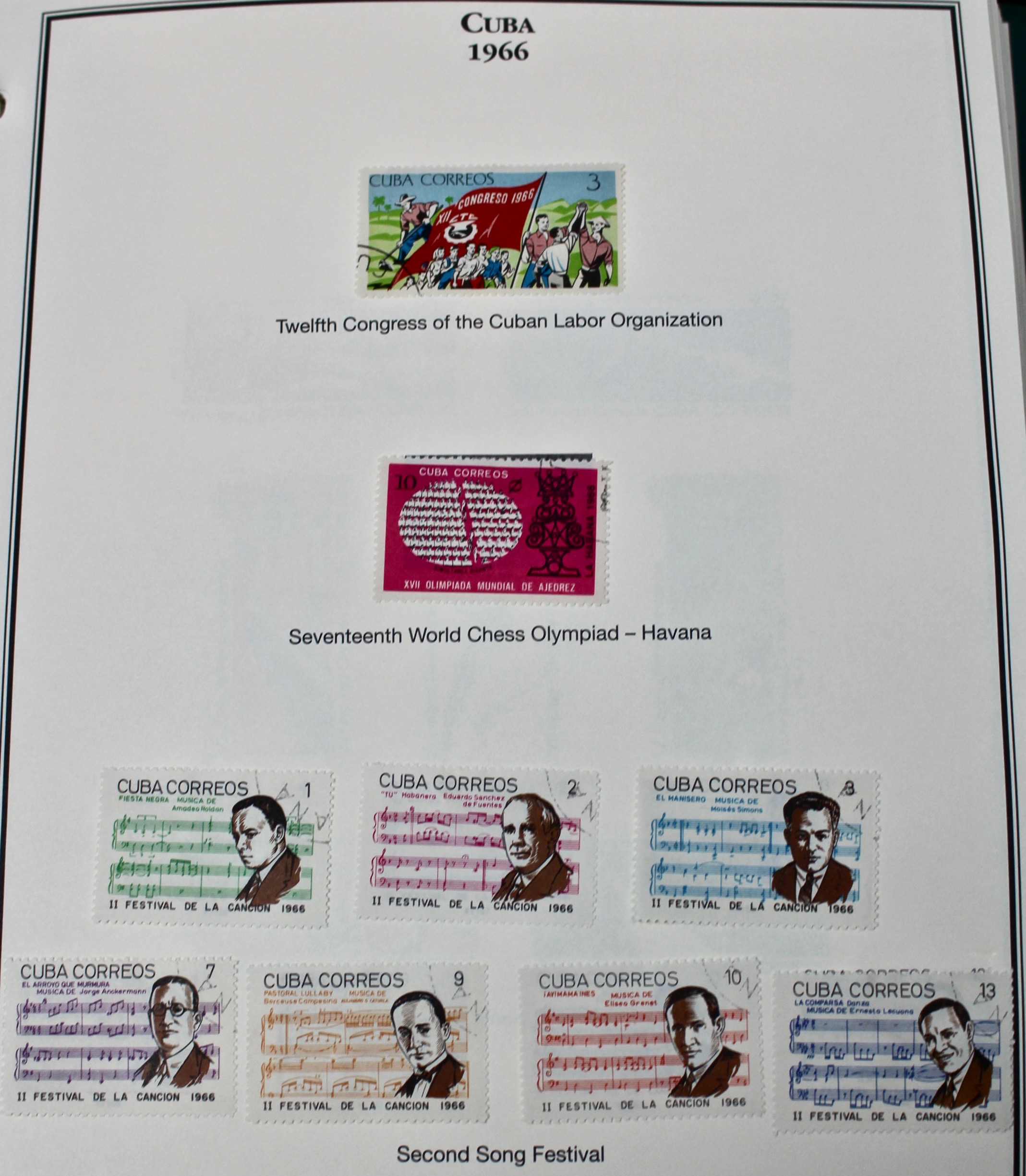 Castro's Cuba Stamp Collection