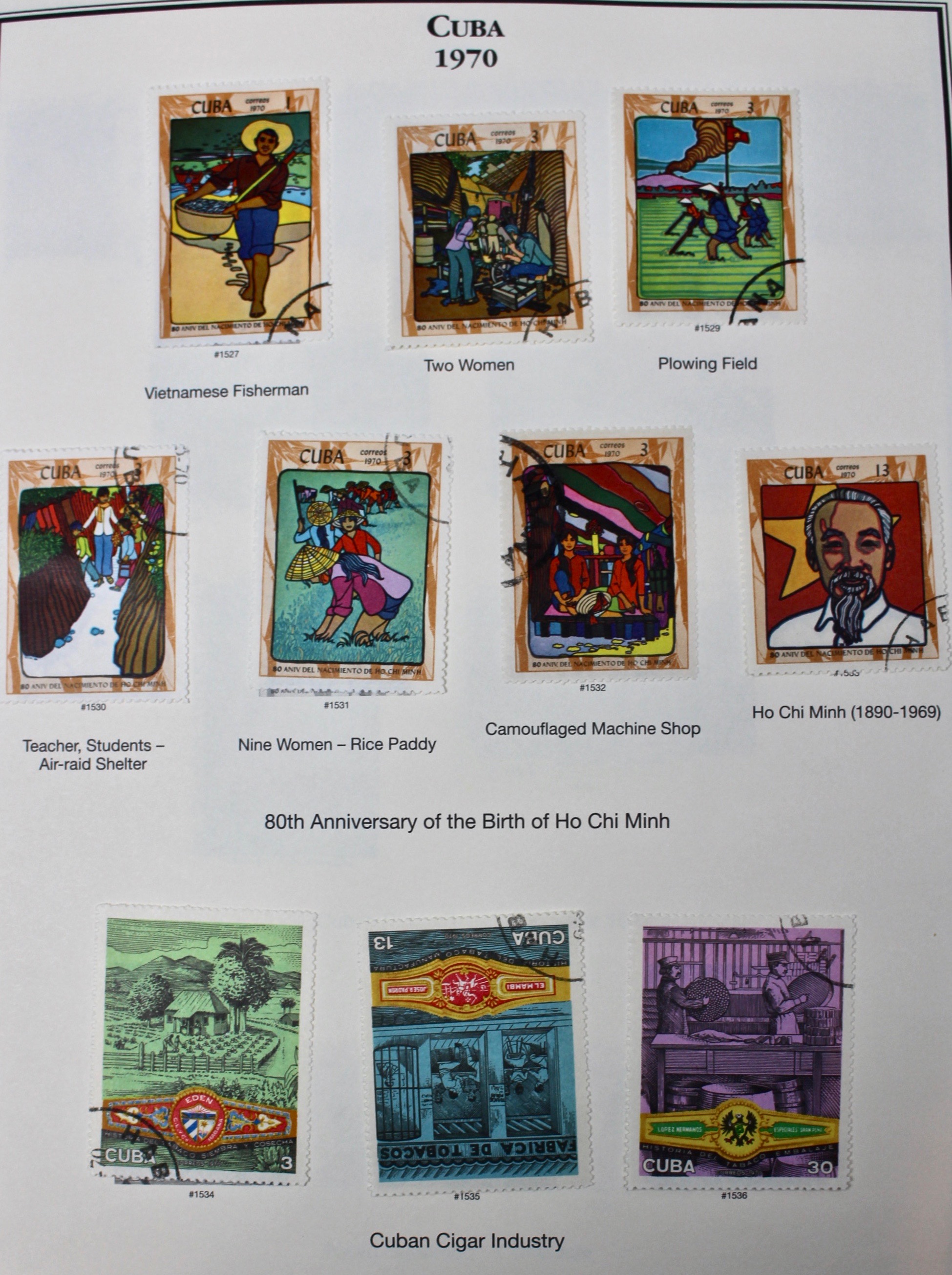 Castro's Cuba Stamp Collection