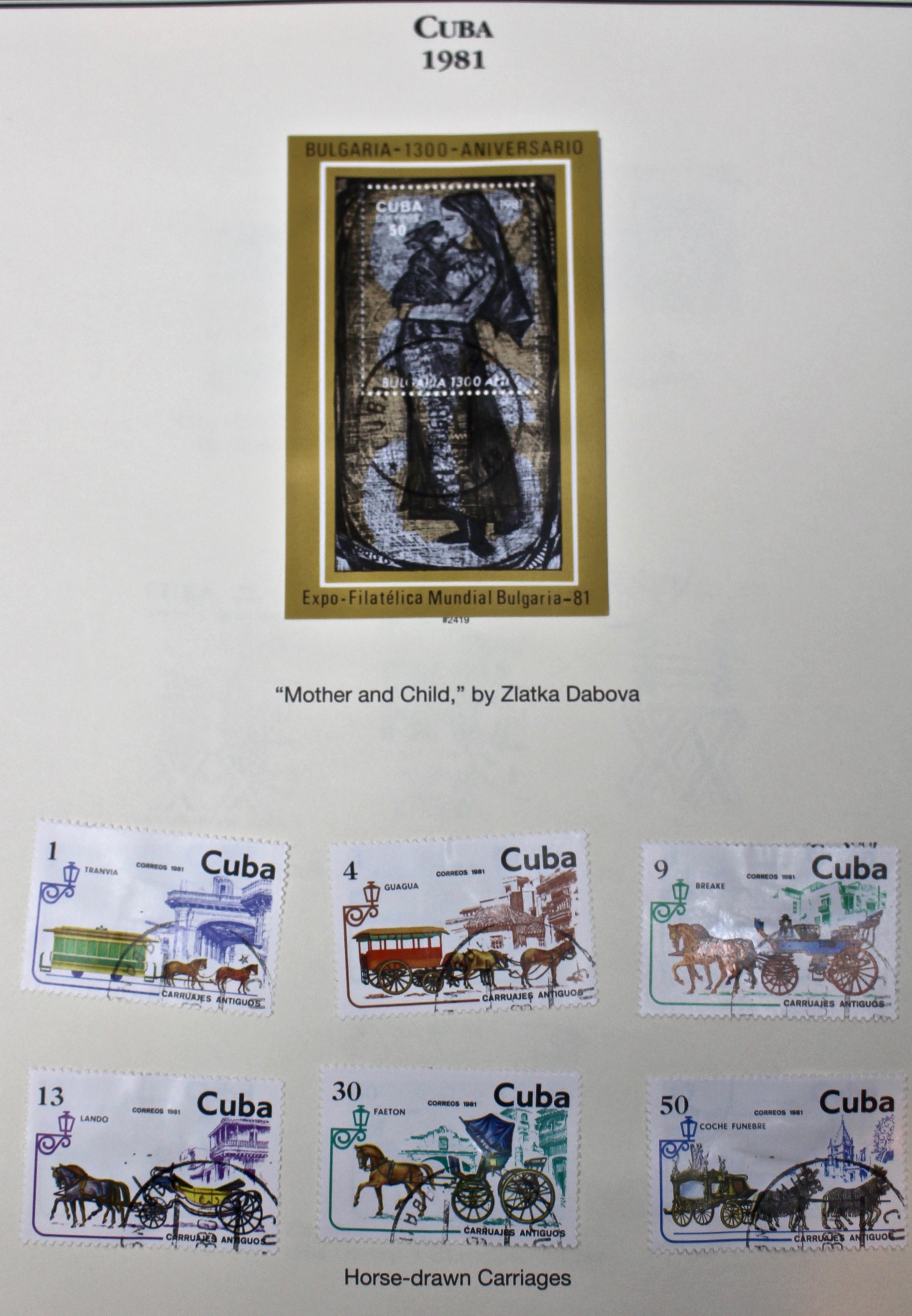 Castro's Cuba Stamp Collection