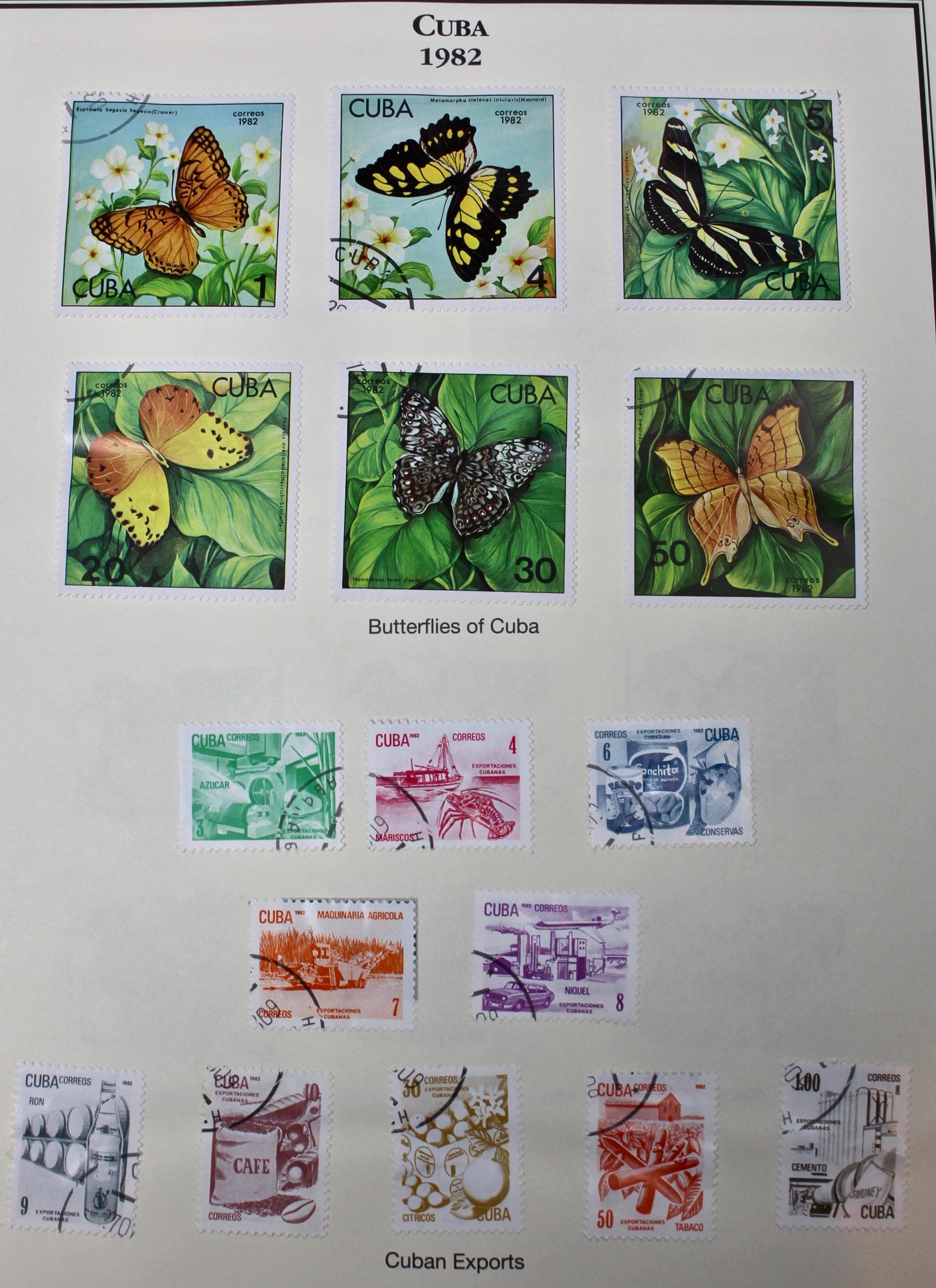 Castro's Cuba Stamp Collection
