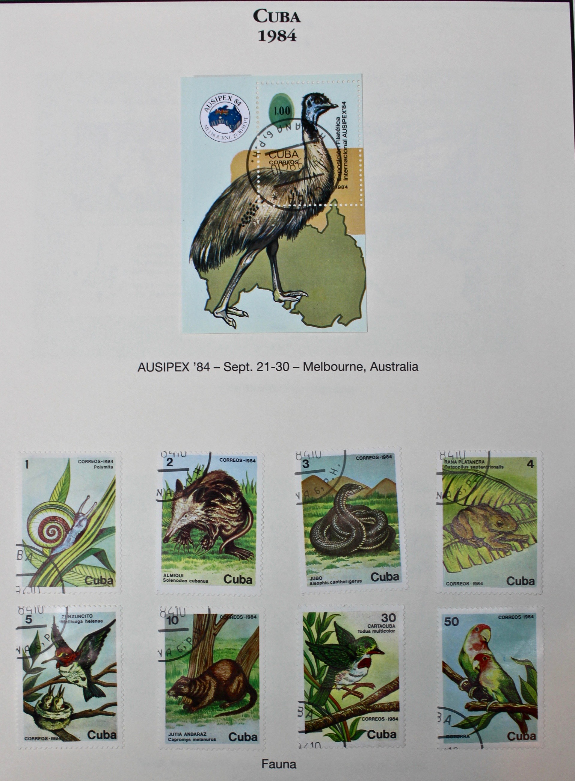 Castro's Cuba Stamp Collection