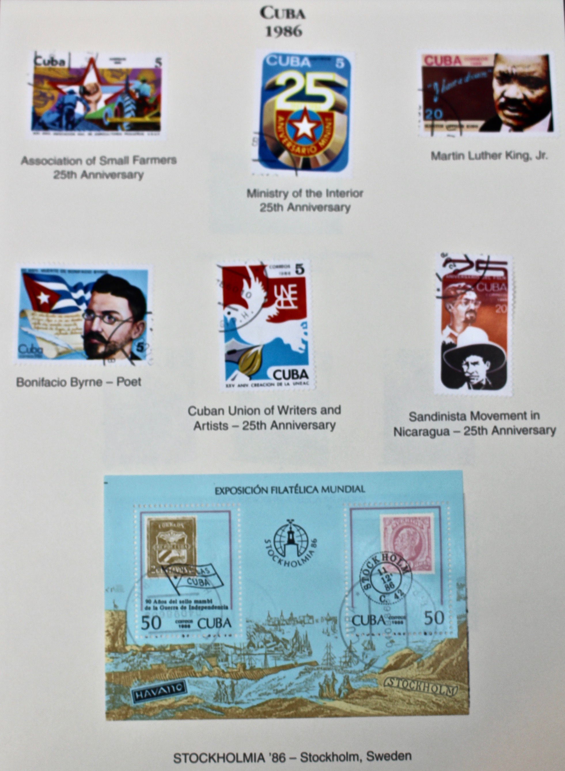Castro's Cuba Stamp Collection